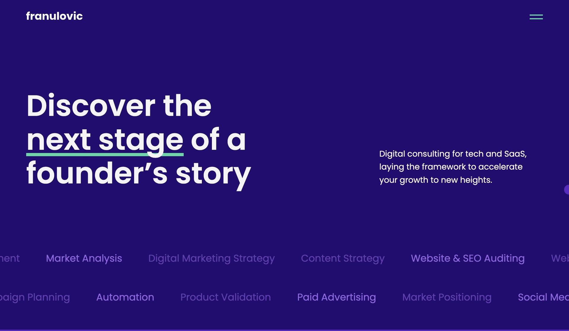 Franulovic-portfolio websites