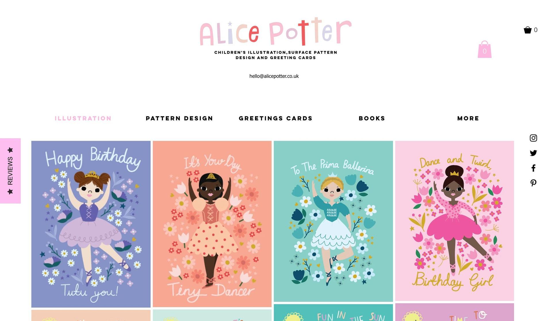 Alice Potter-print on demand stores