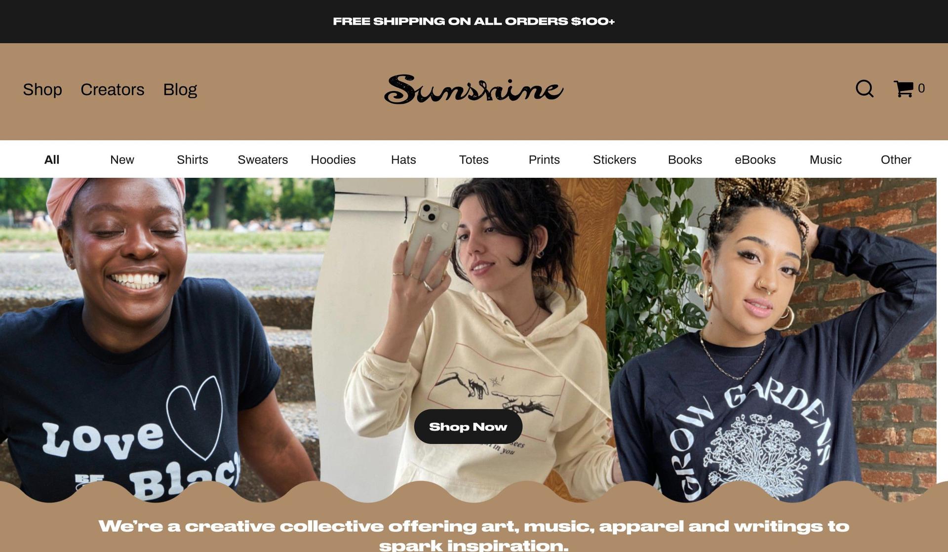 Sunshine Shop-print on demand stores
