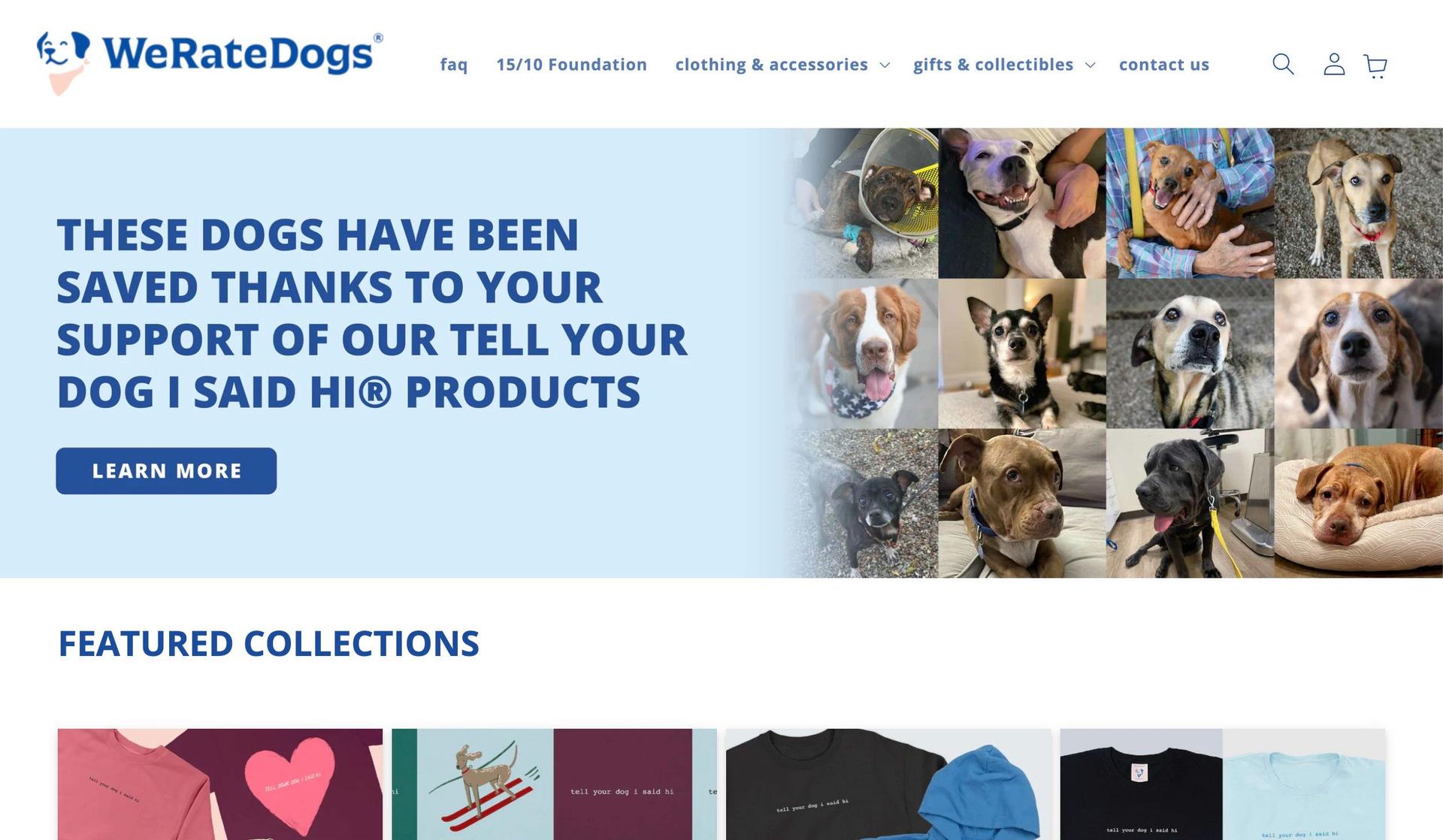 We Rate Dogs-print on demand stores