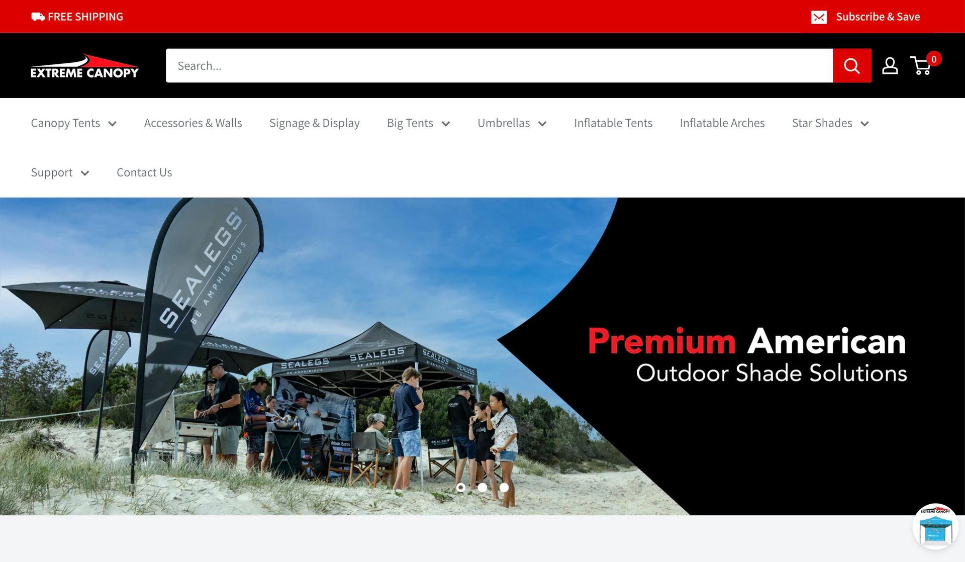 Extreme Canopy-print on demand stores