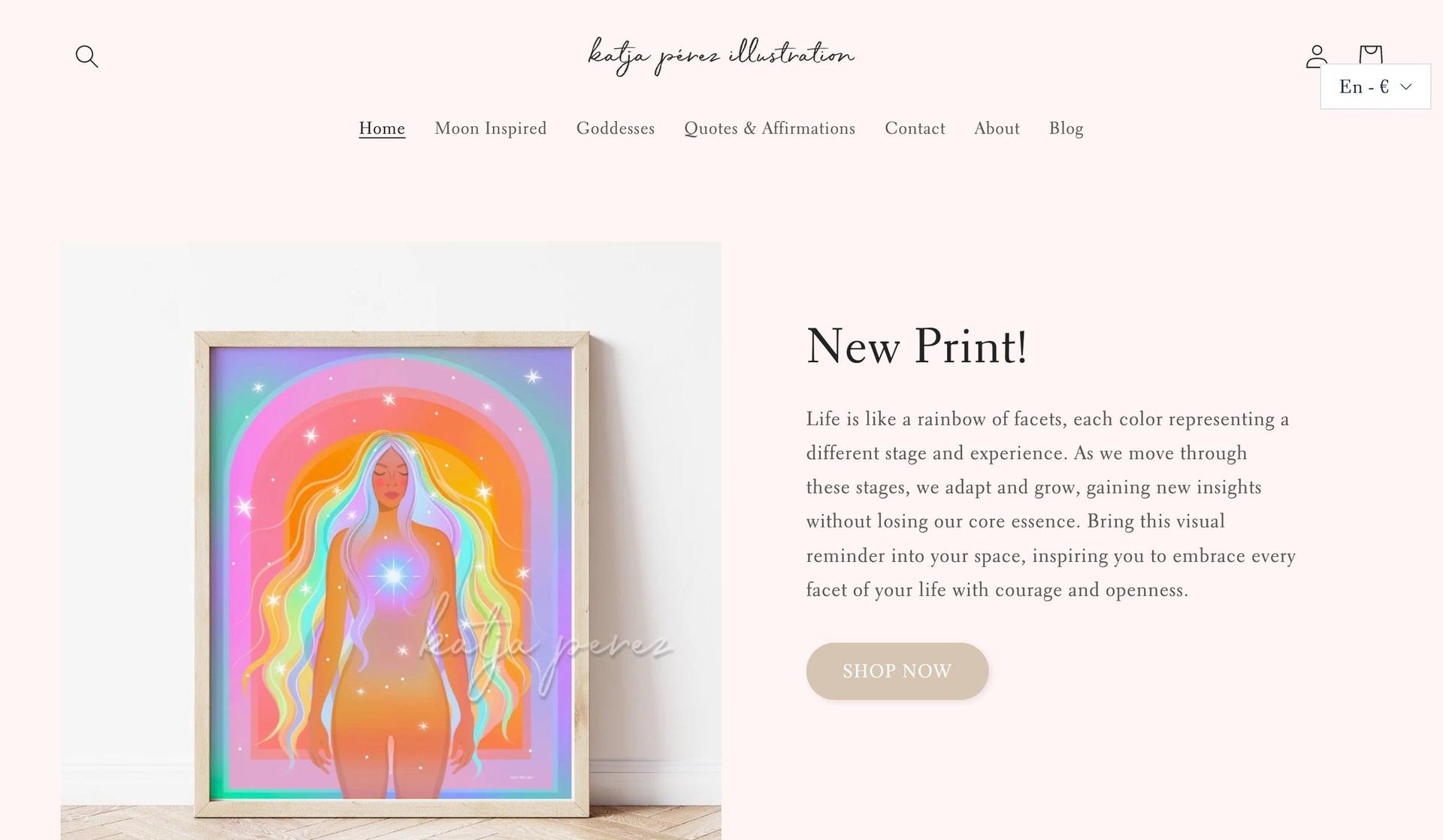 Katja Perez-print on demand stores