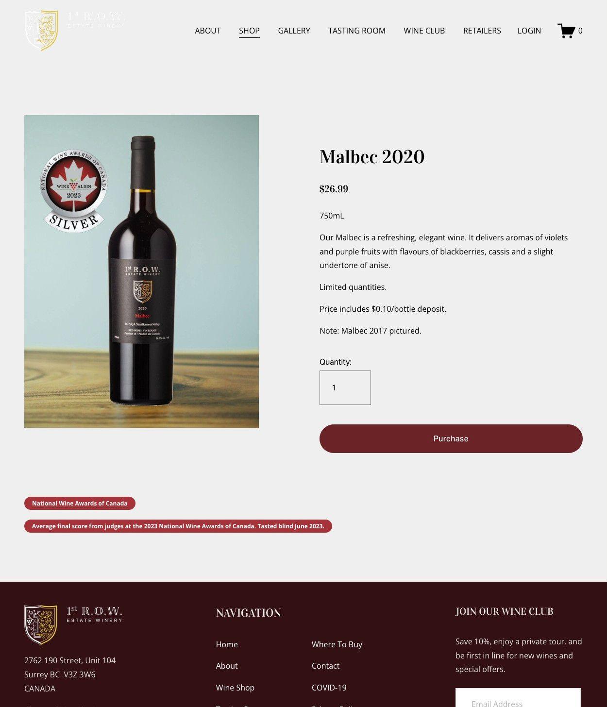1row-product page examples