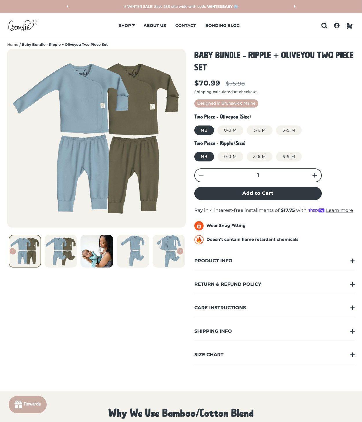 Bonsie-product page examples
