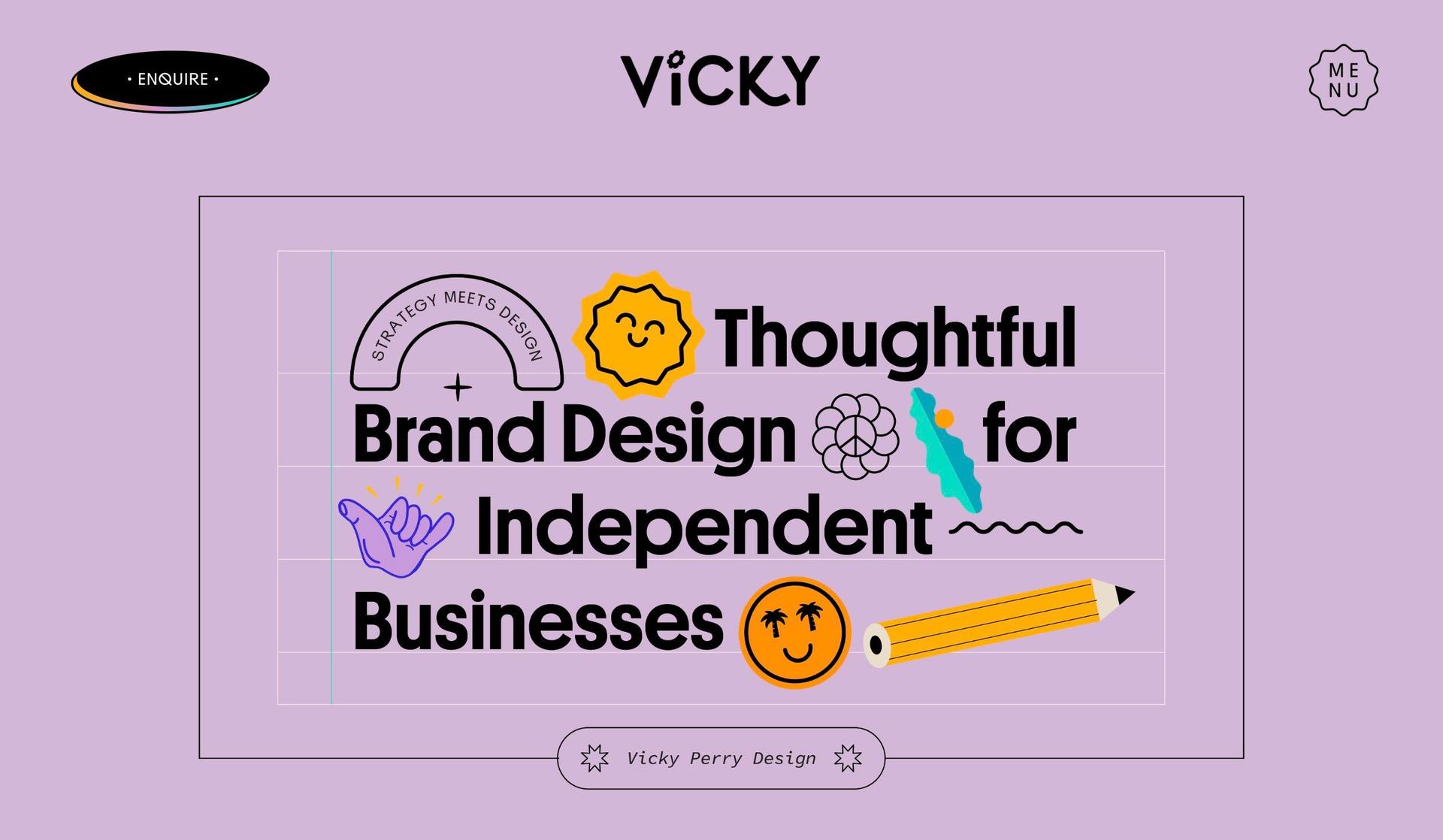 Vicky Perry Design-purple websites