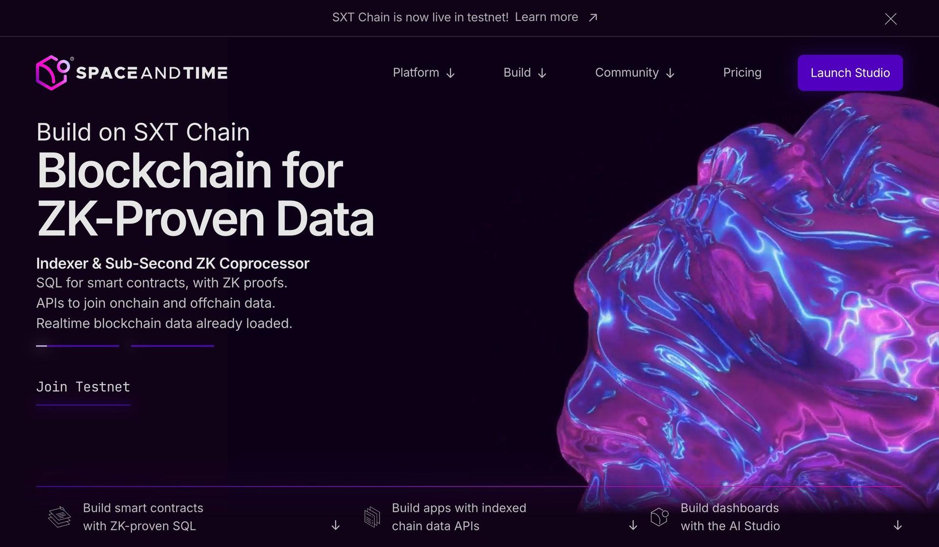 Space and Time-purple websites