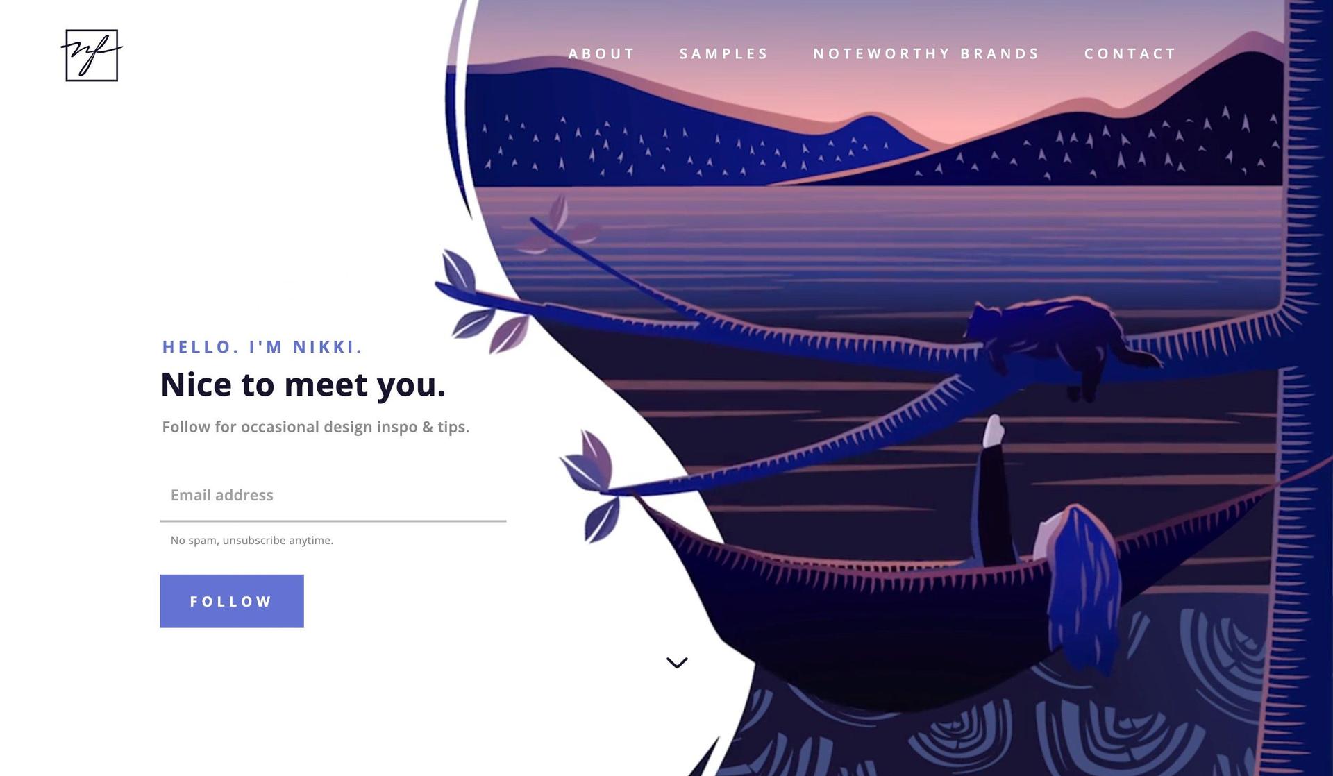Nikki Foster Design-purple websites