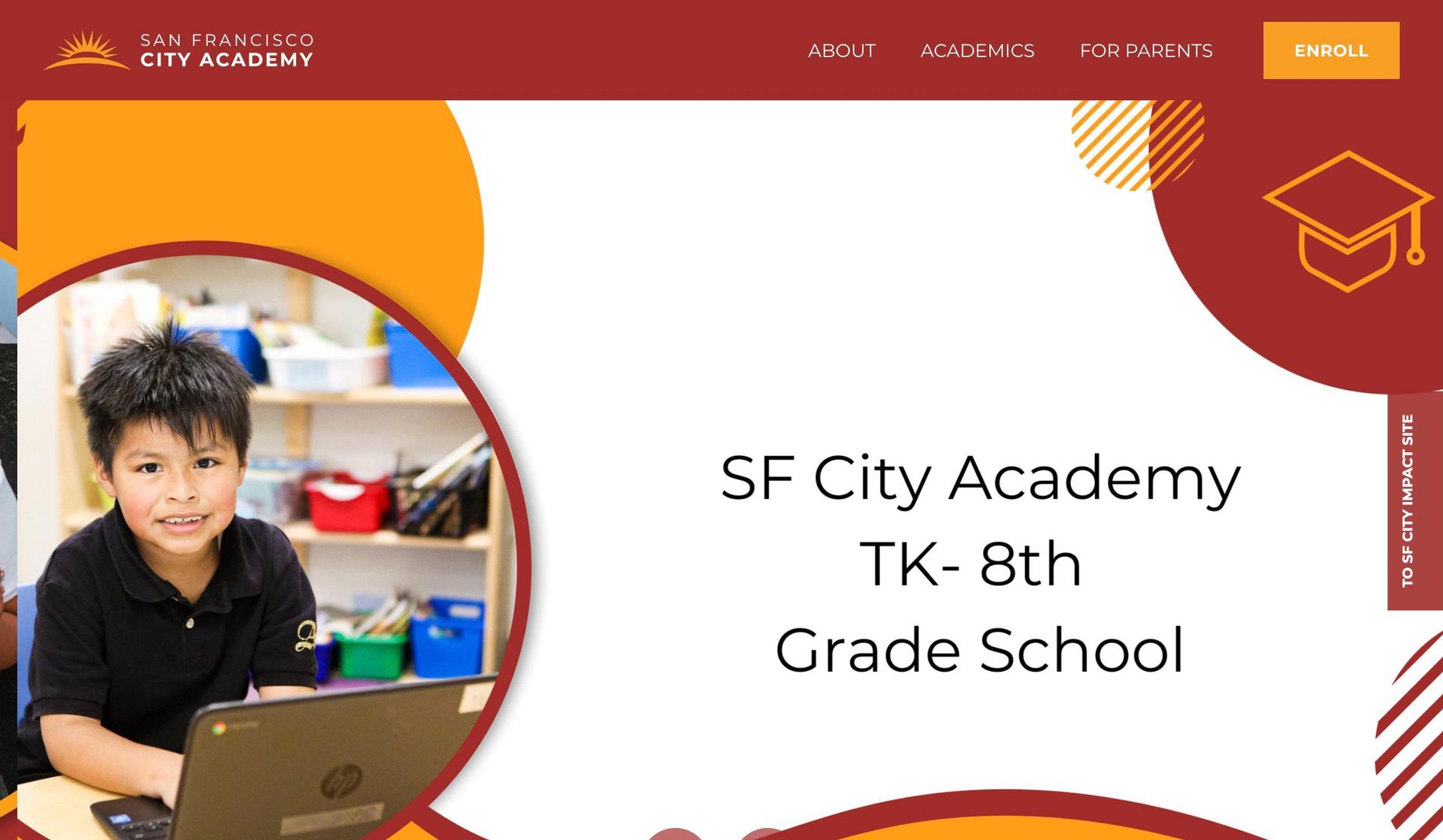 SF City Academy-black and red websites