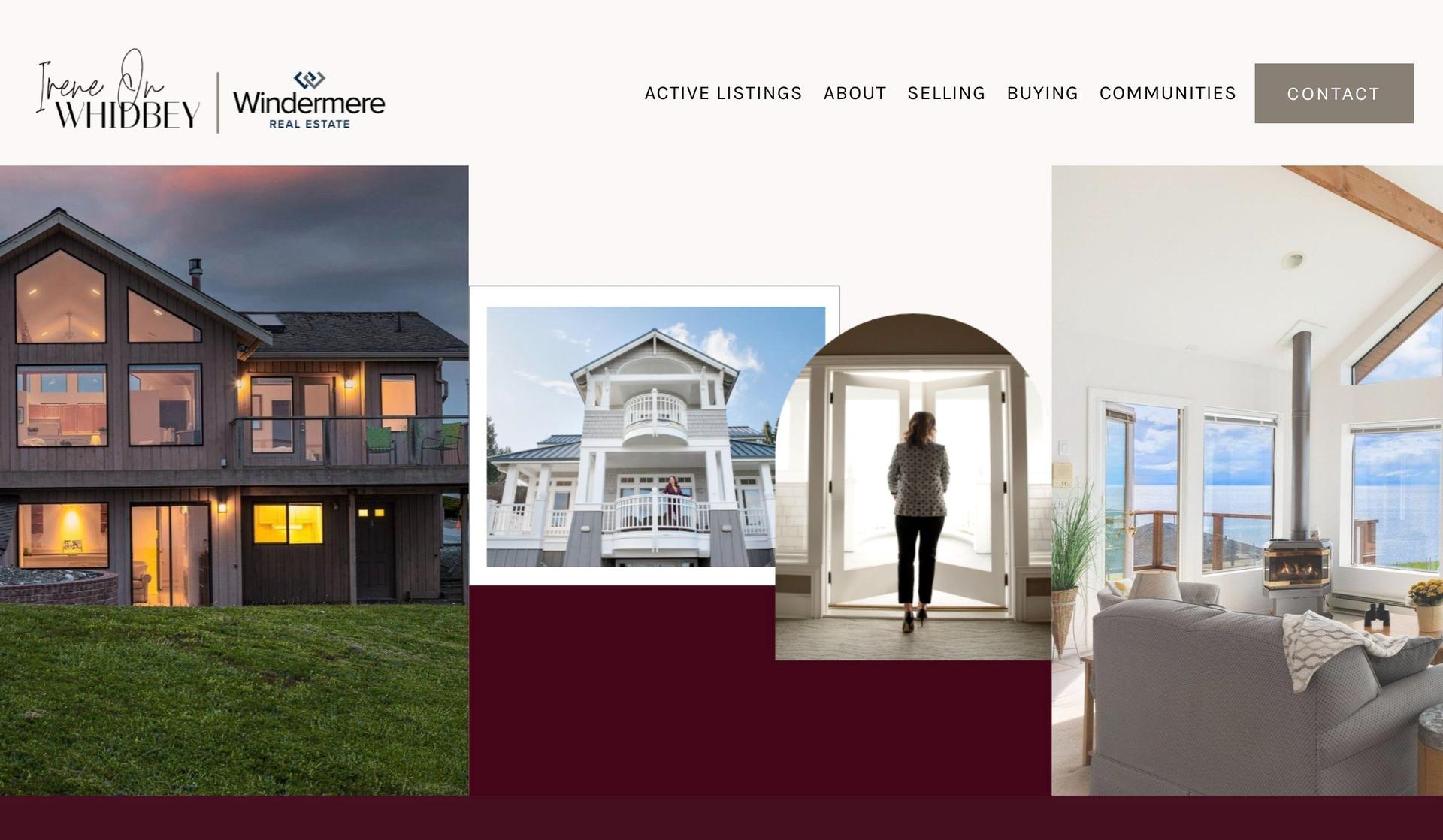 Irene on Whidbey-real estate agent websites