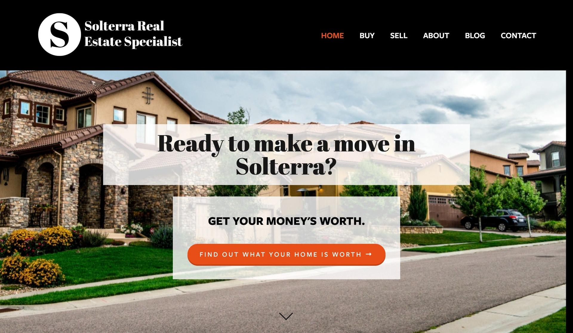 I Love Solterra-real estate agent websites