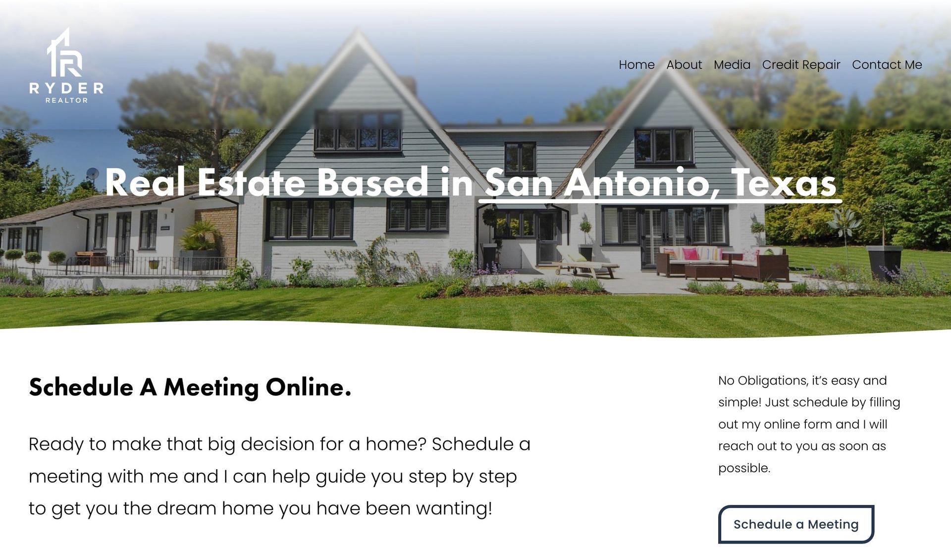 Ryder Realtor-real estate agent websites