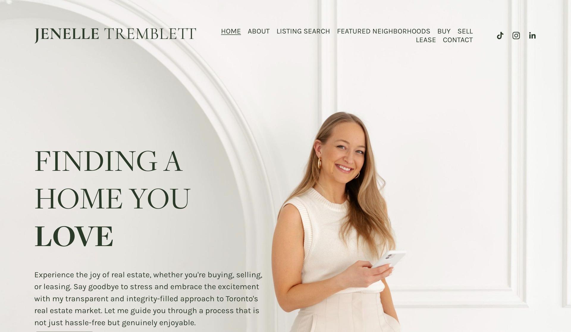 Jenelle Tremblett-real estate agent websites