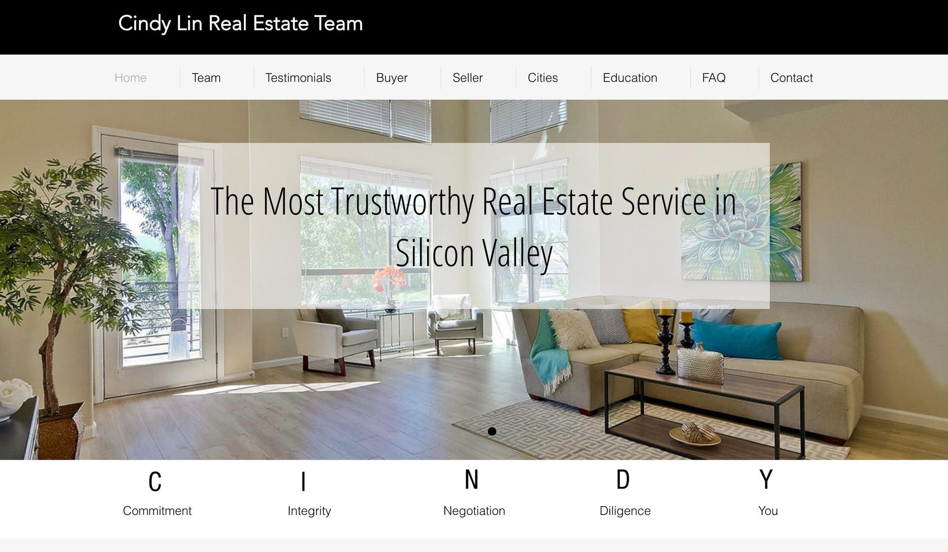 Cindy Lin Realty-real estate agent websites