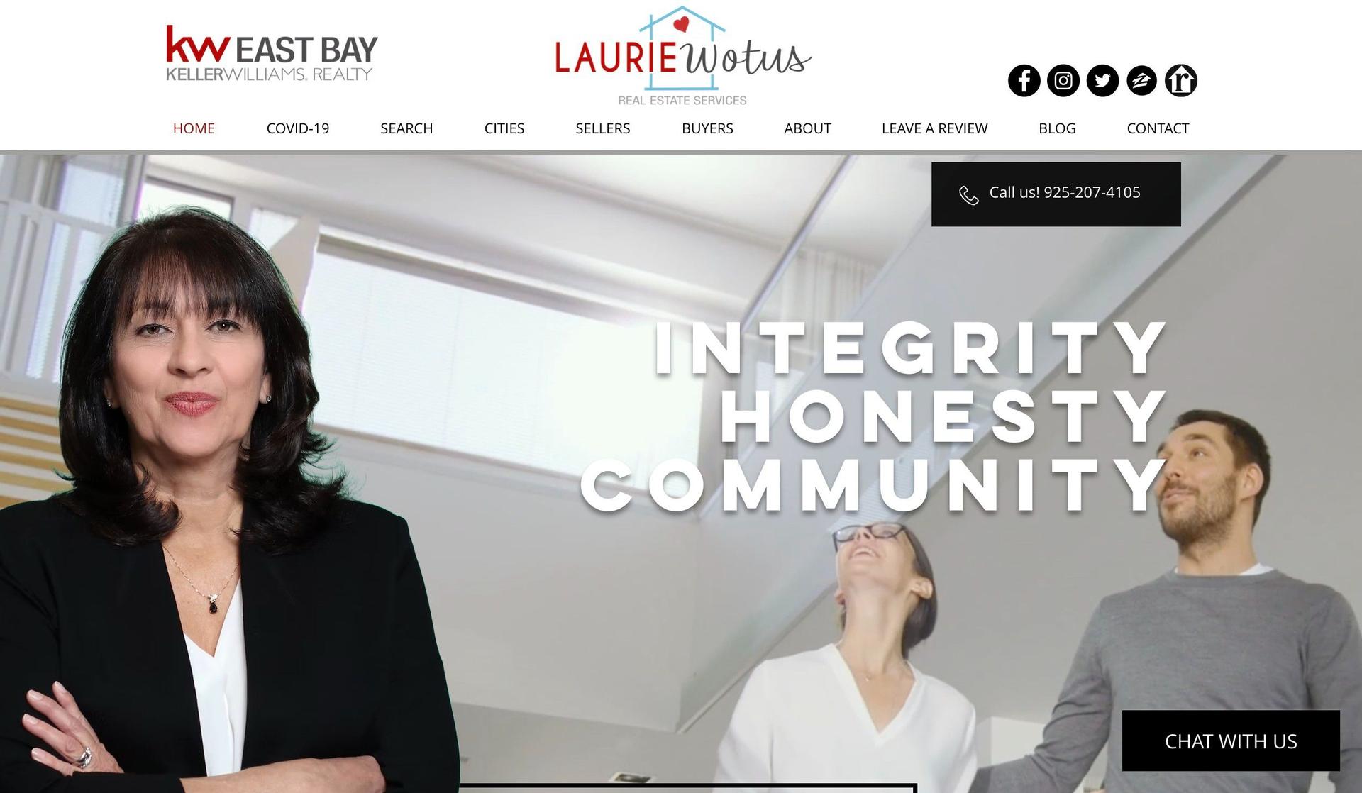 Laurie Wotus-real estate agent websites
