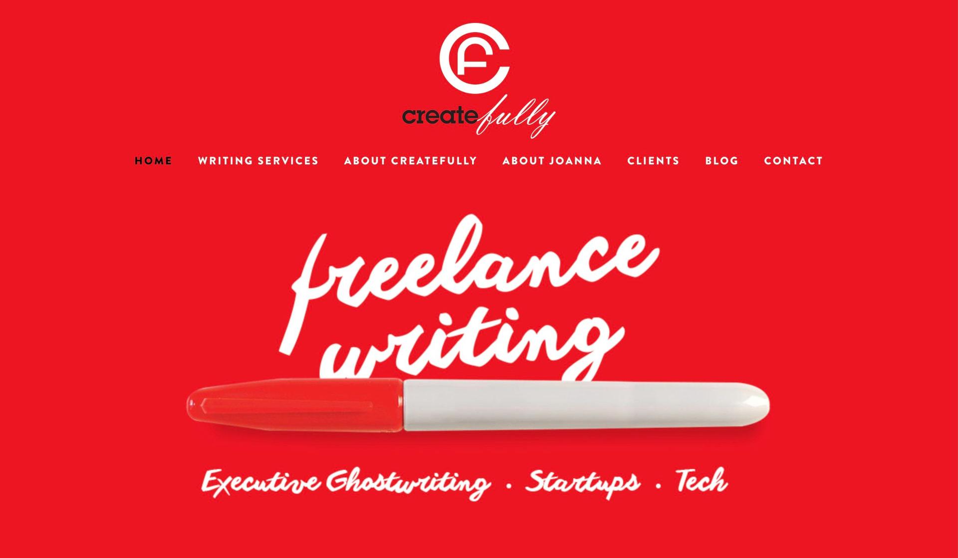 Createfully-black and red websites