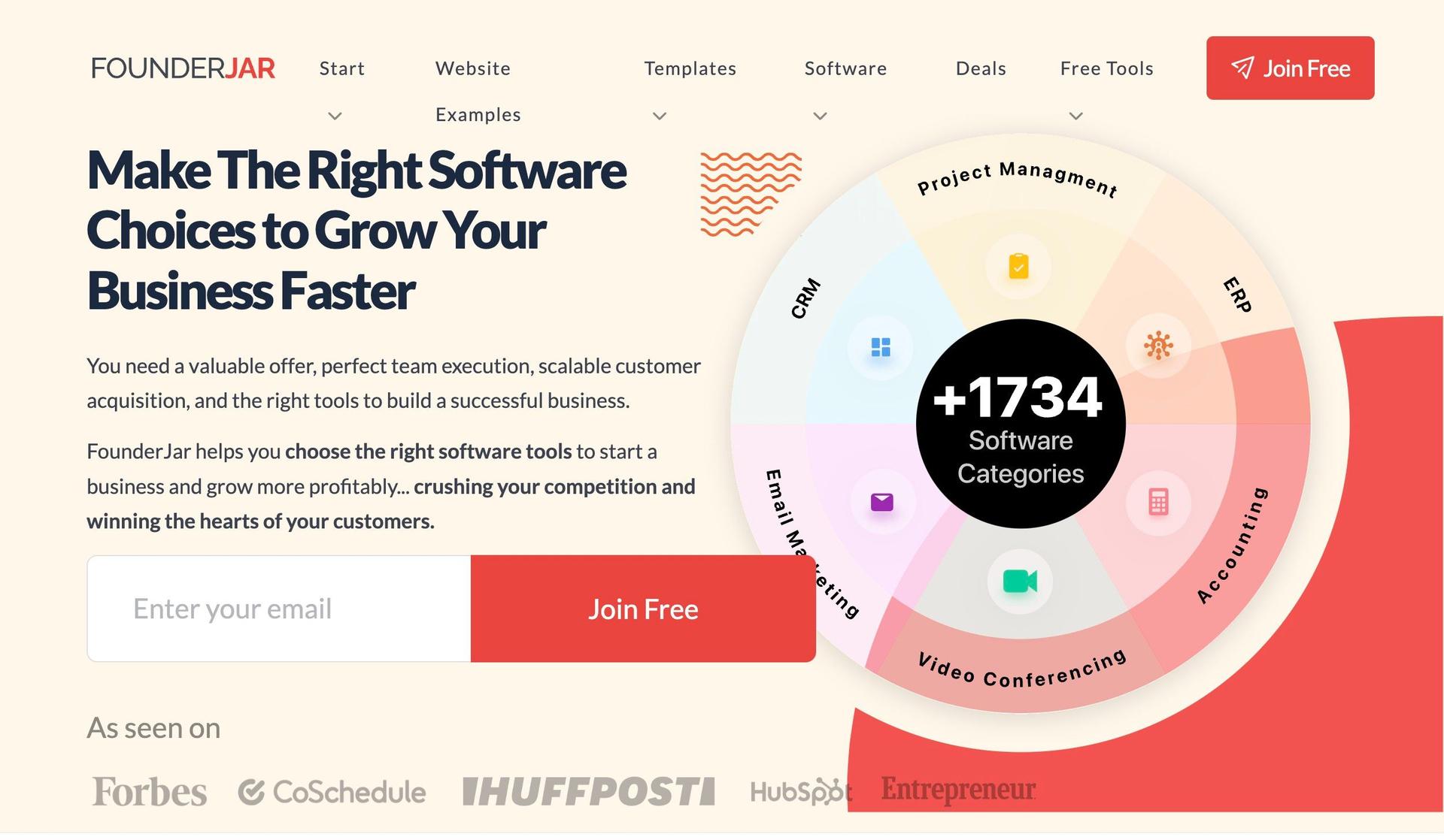 Founder Jar-red websites