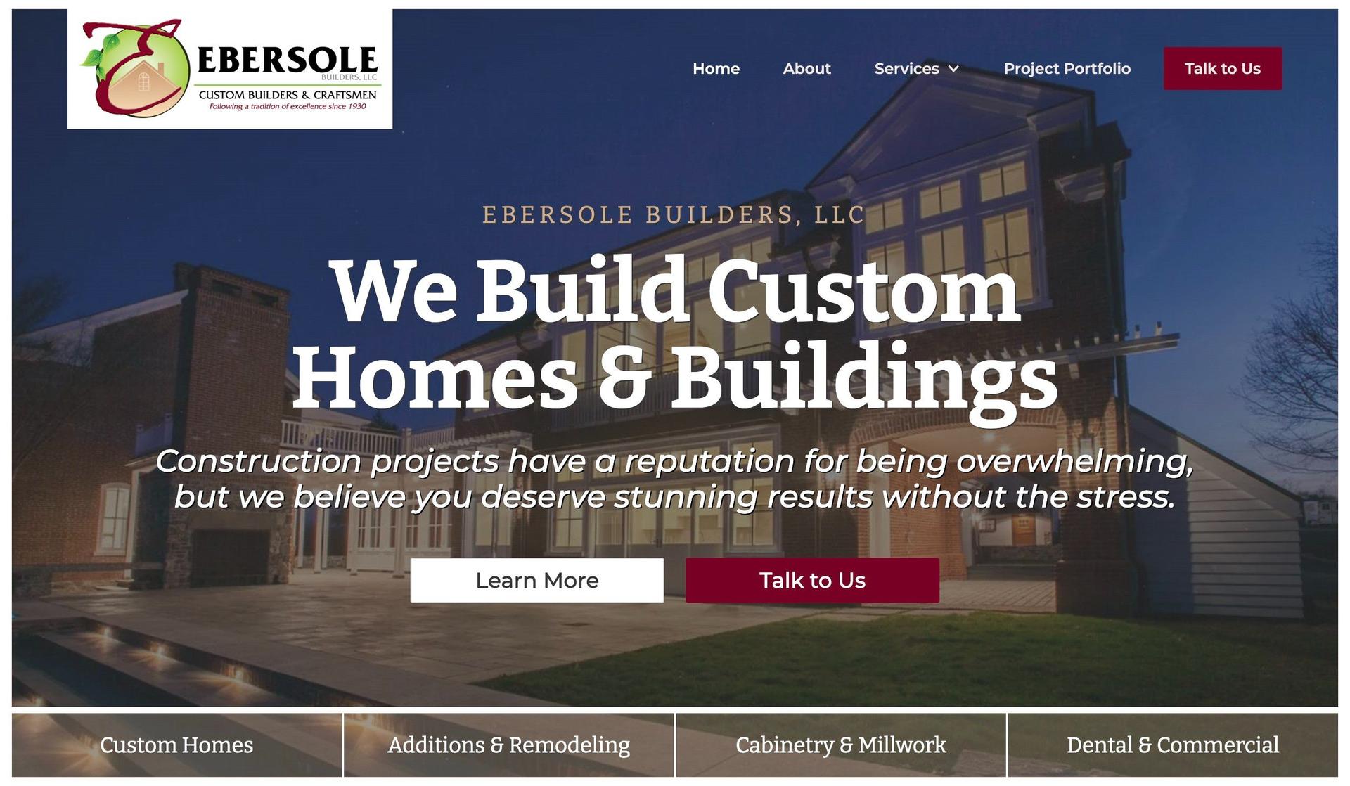 Ebersole Builders-remodelling websites
