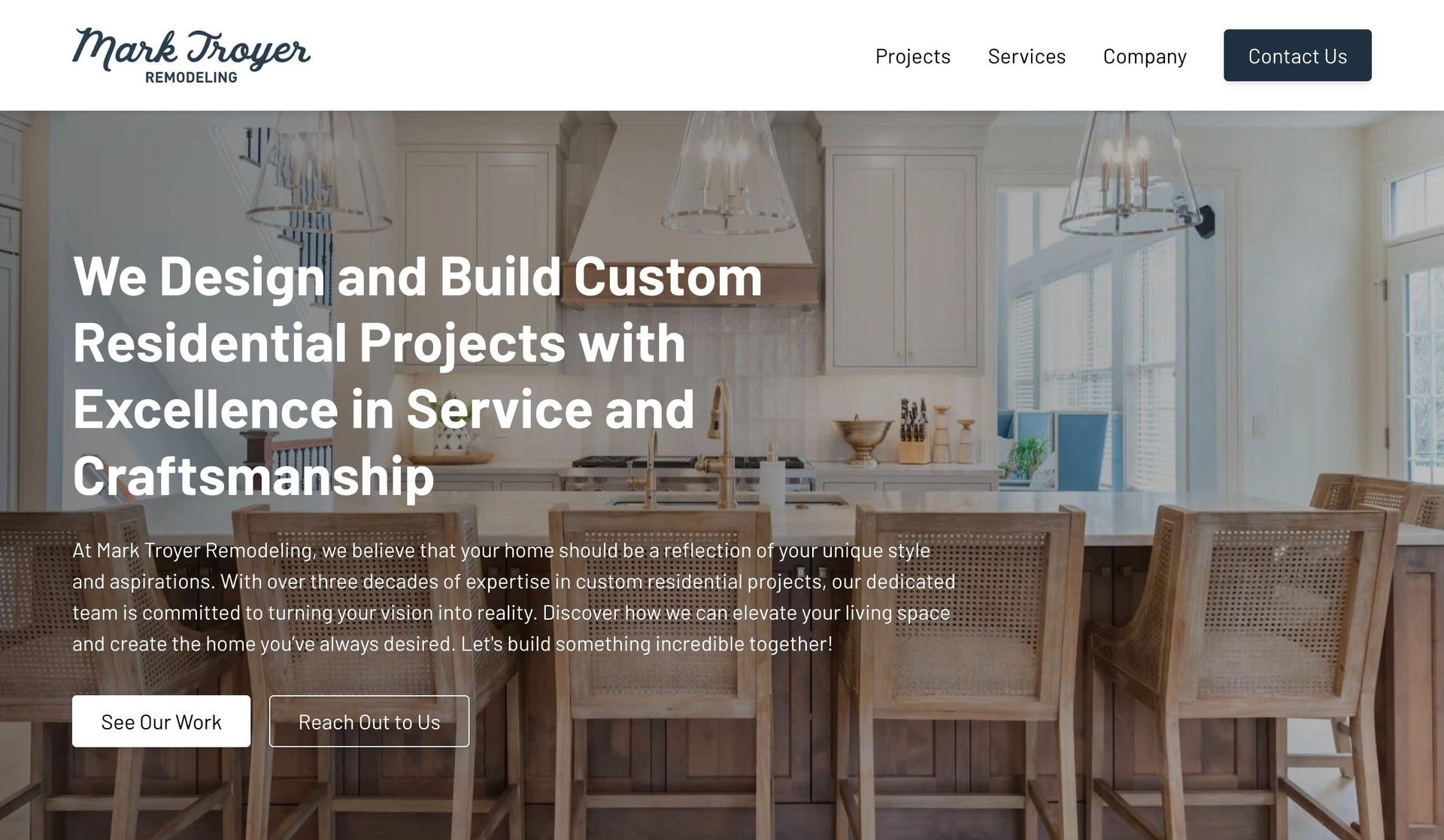 Mark Troyer Remodeling-remodelling websites