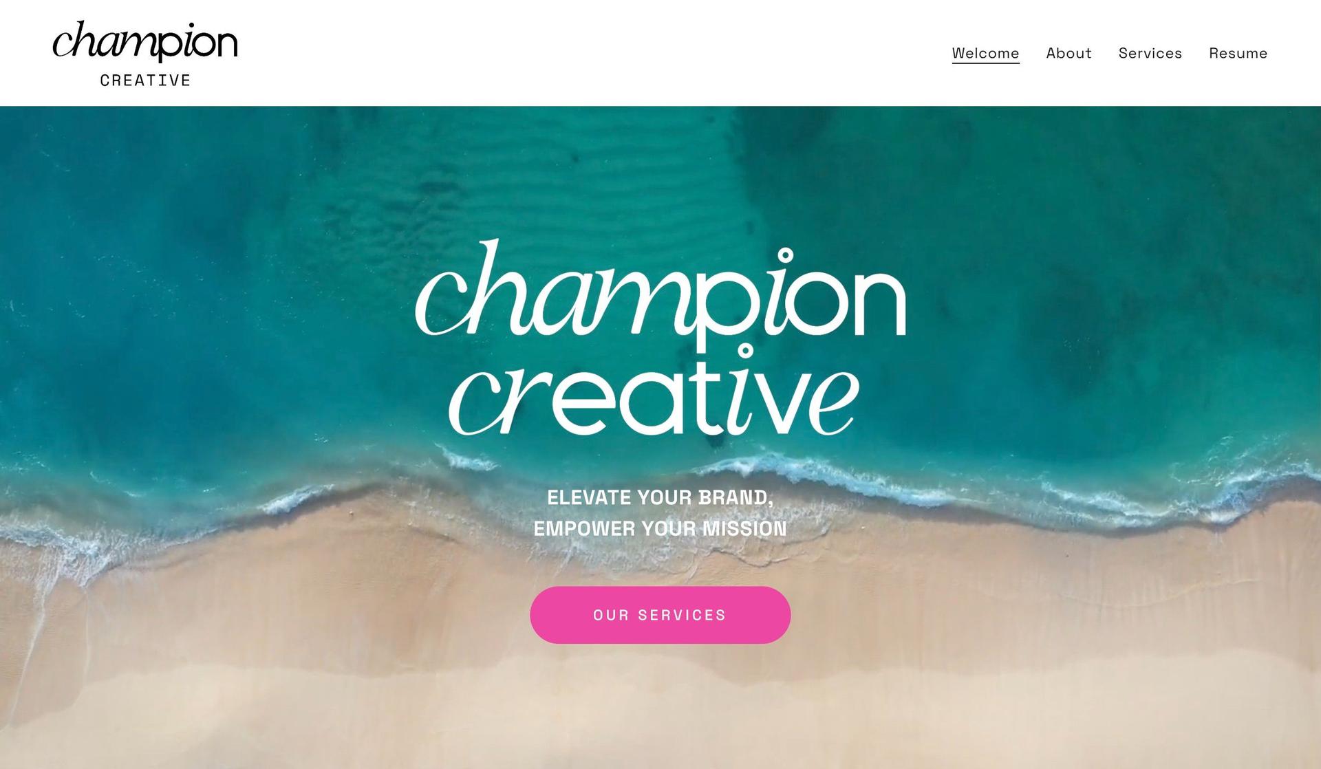 Kristina Champion-resume website examples