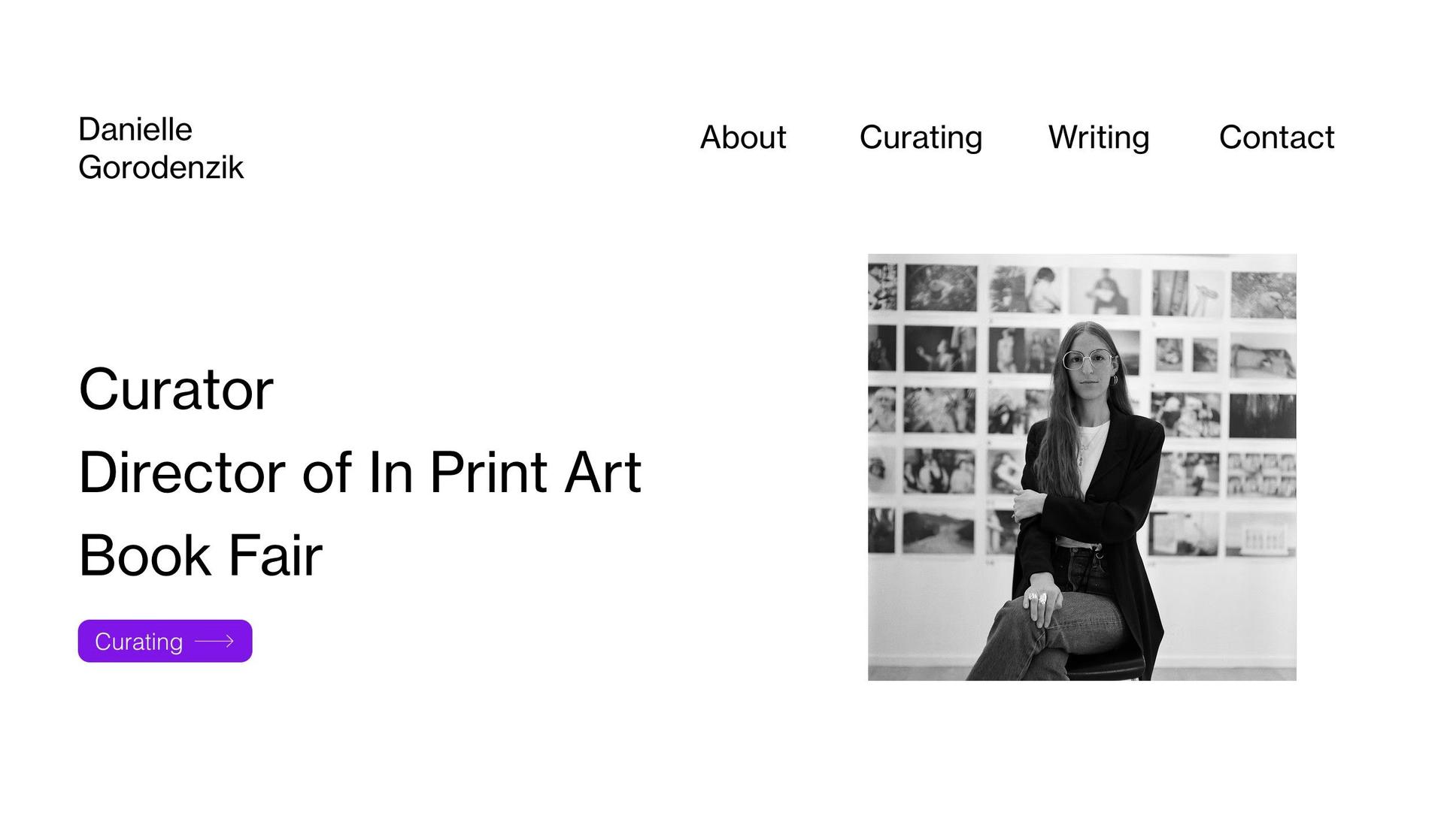 Danielle Gorodenzik-resume website examples