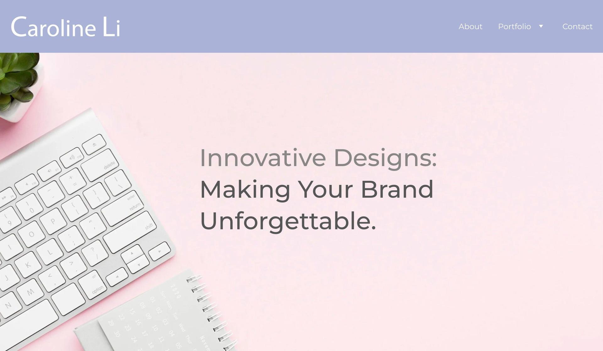 Line CV-resume website examples