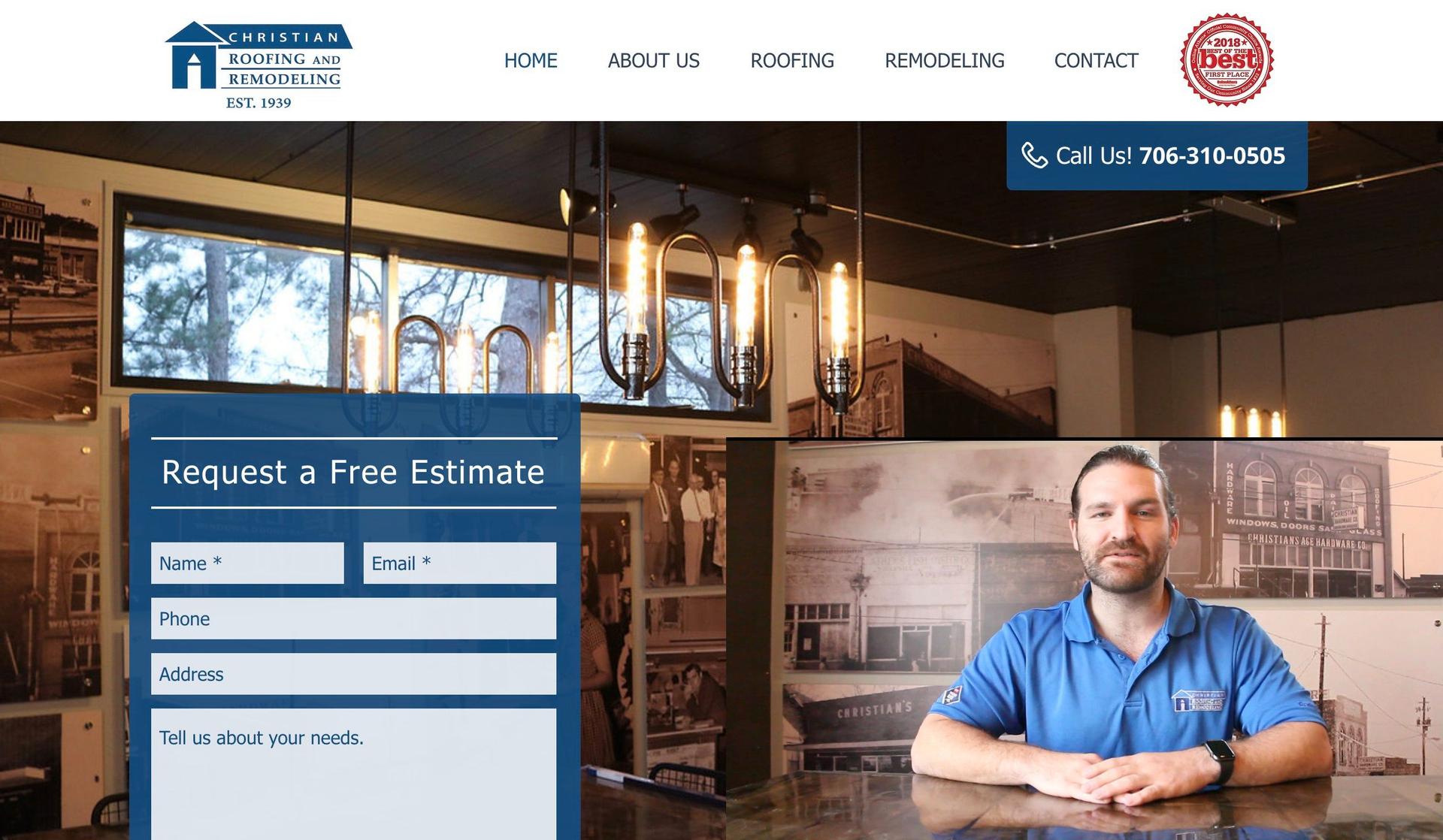 Christian Roofing and Remodeling-roofing websites