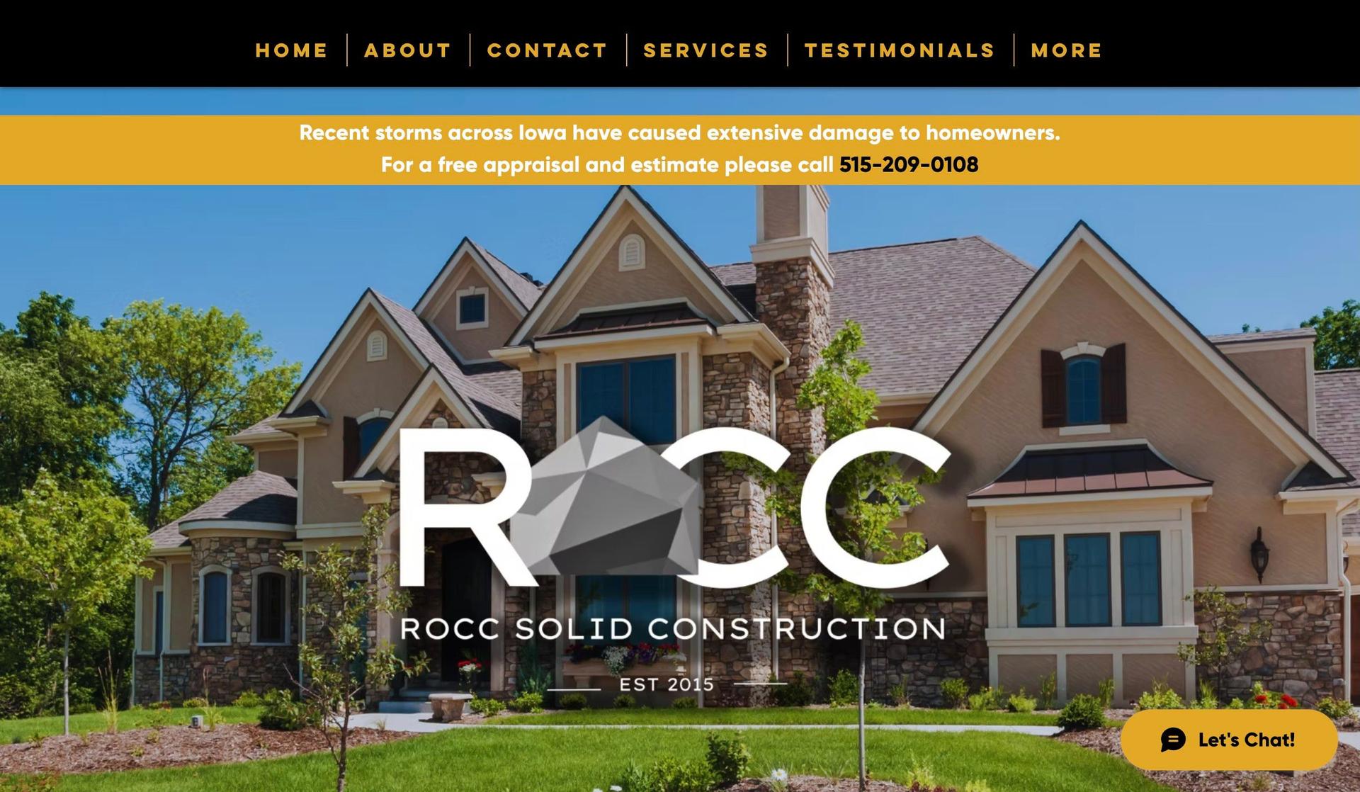 Rocc Solid Roofing-roofing websites