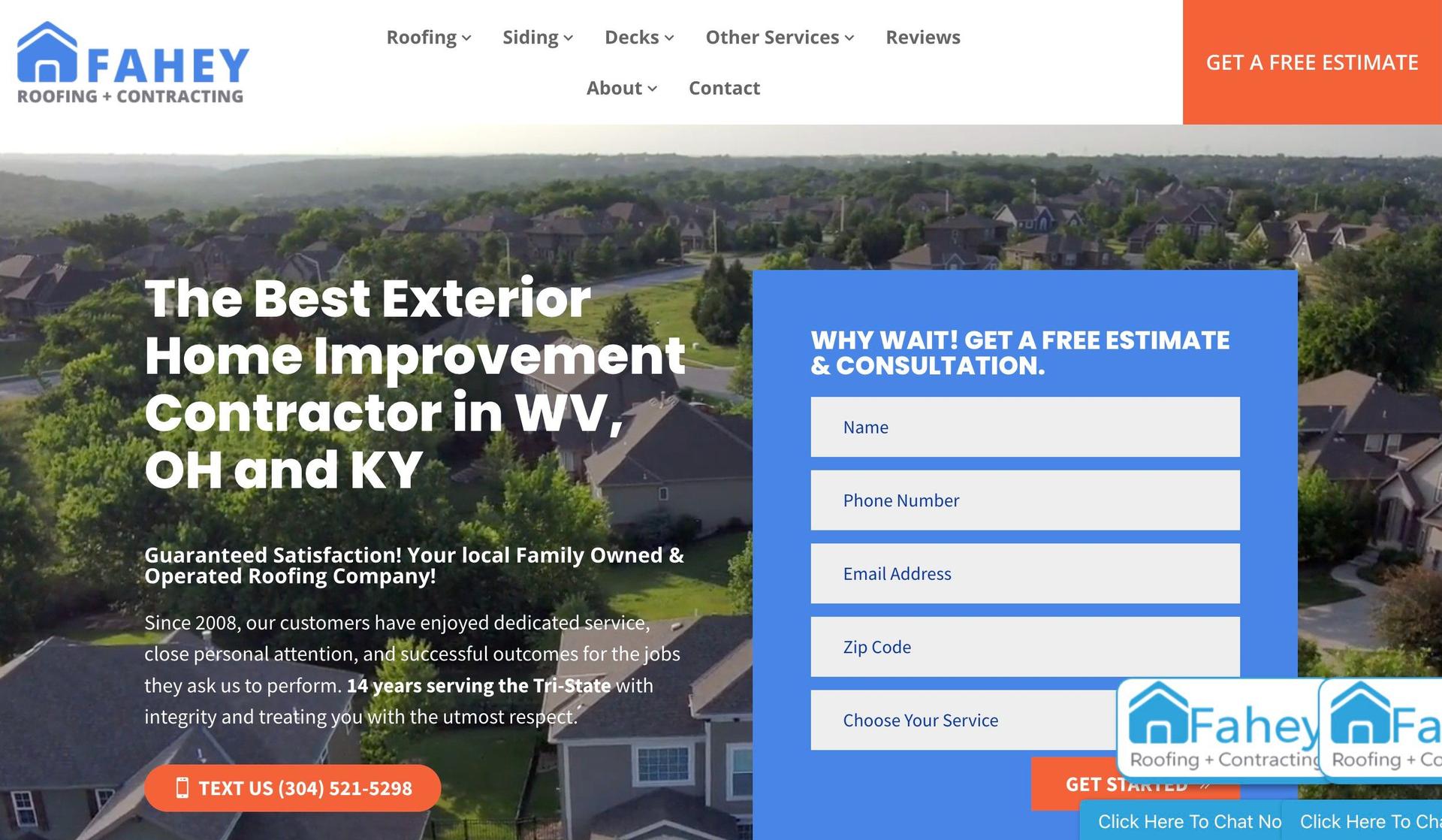 Fahey Roofing Contractors-roofing websites