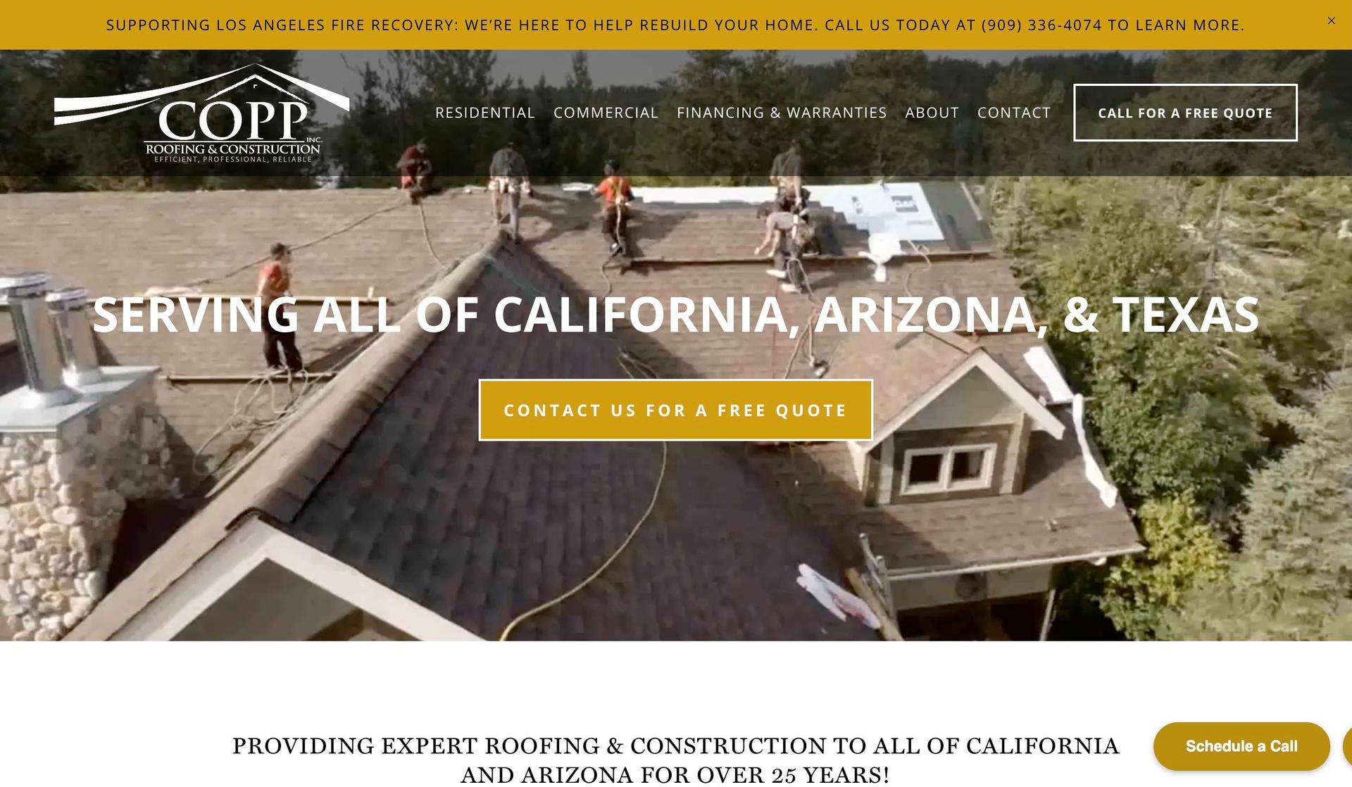 Copp Roofing-roofing websites