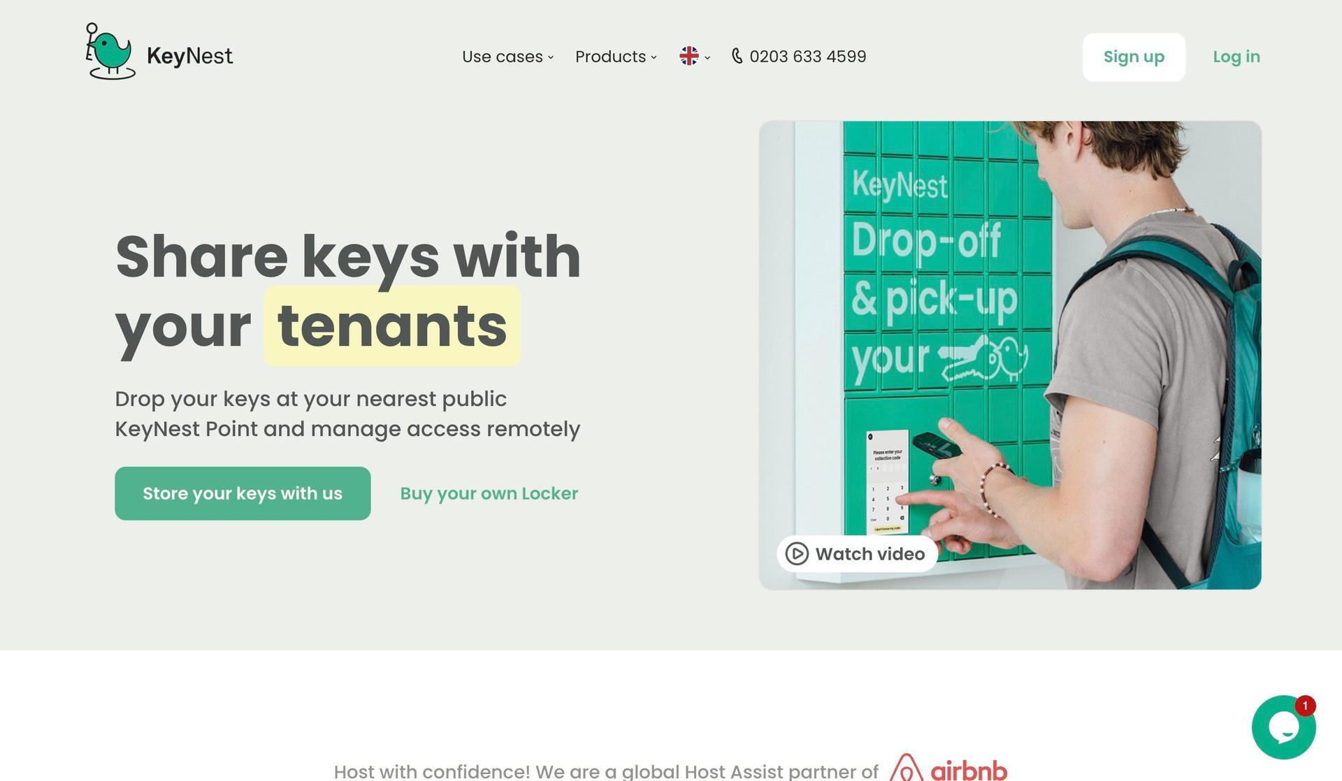 Keynest-saas website examples