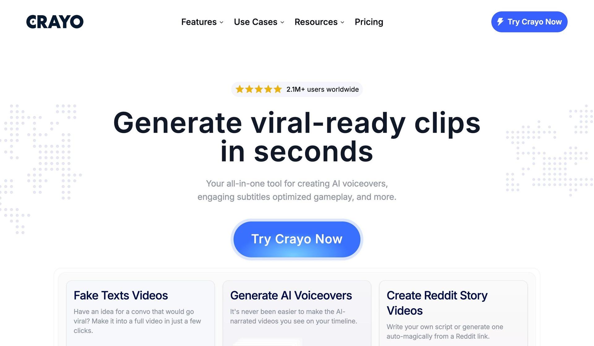 Crayo-saas website examples