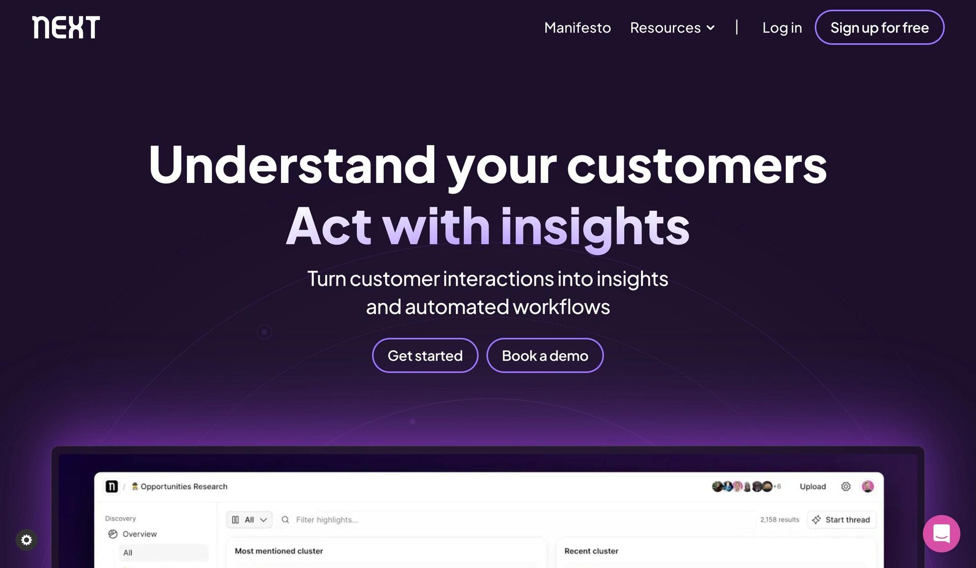 Nextapp-saas website examples