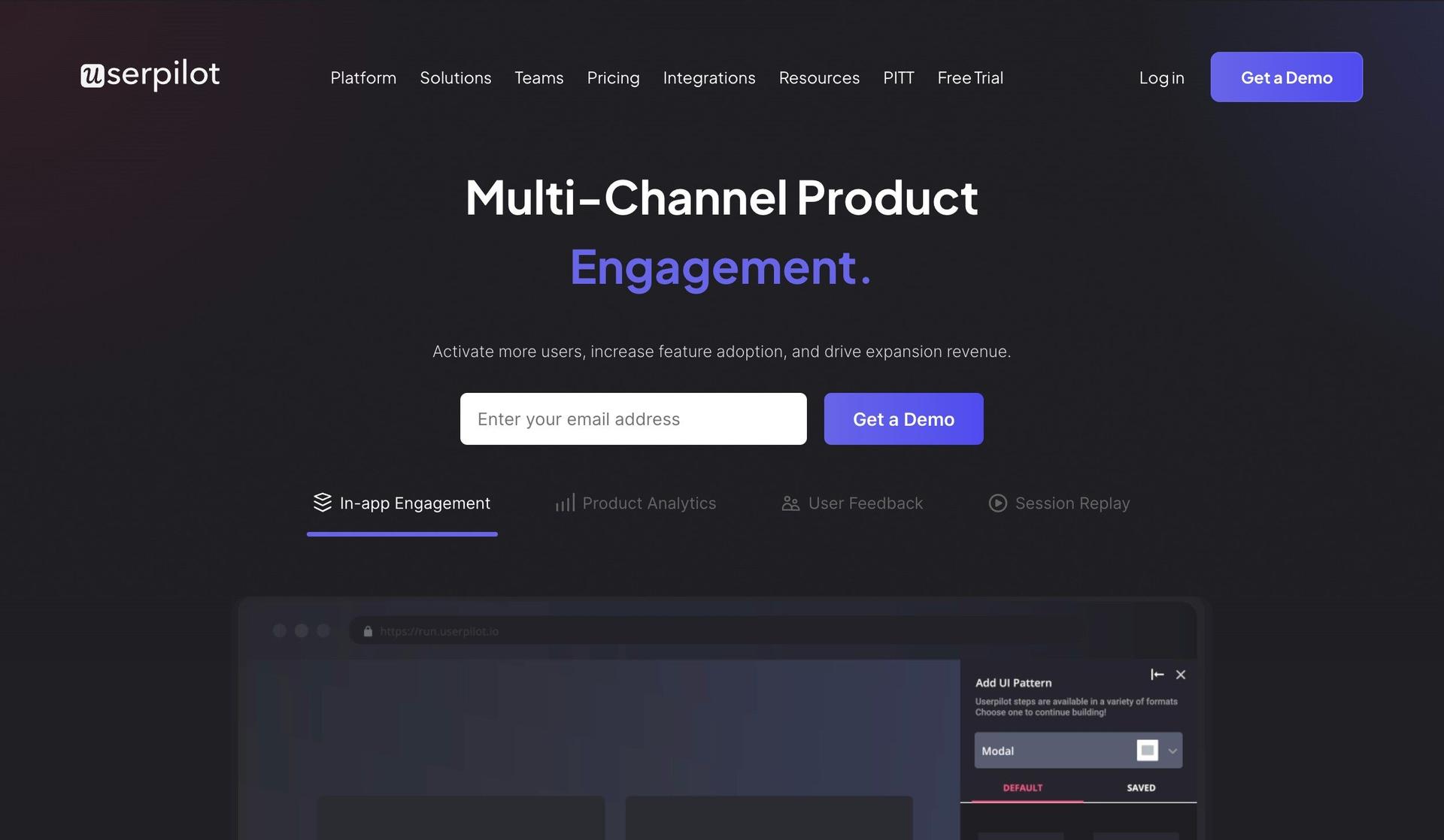 Userpilot-saas website examples