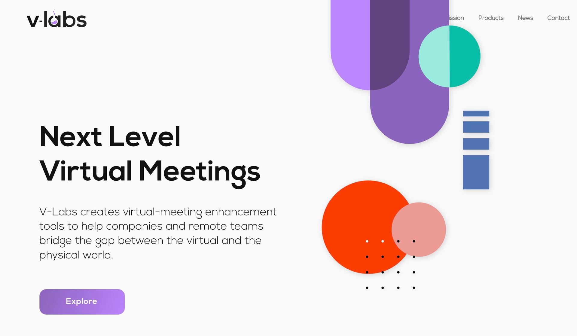 V-Labs-saas website examples