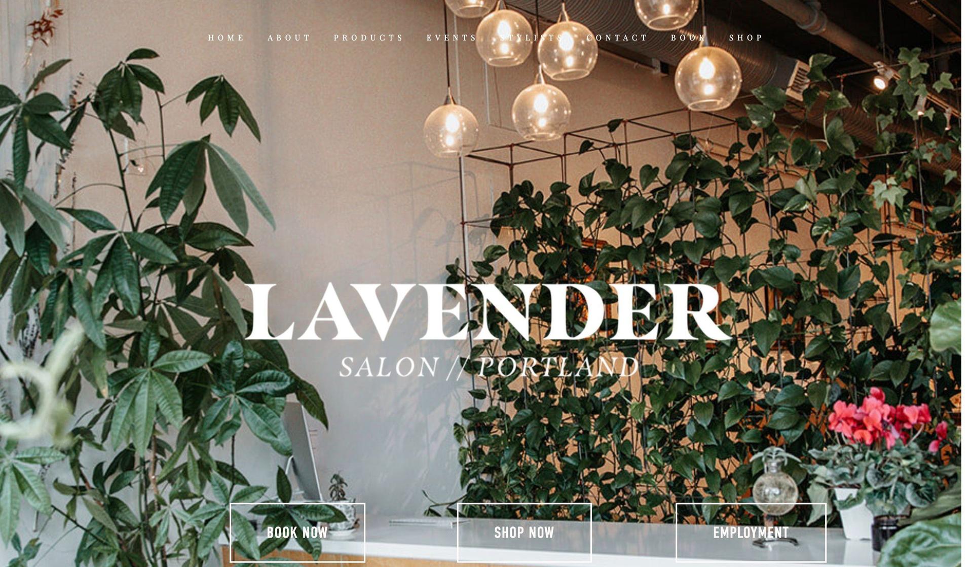 Salon Lavender-beauty salon websites