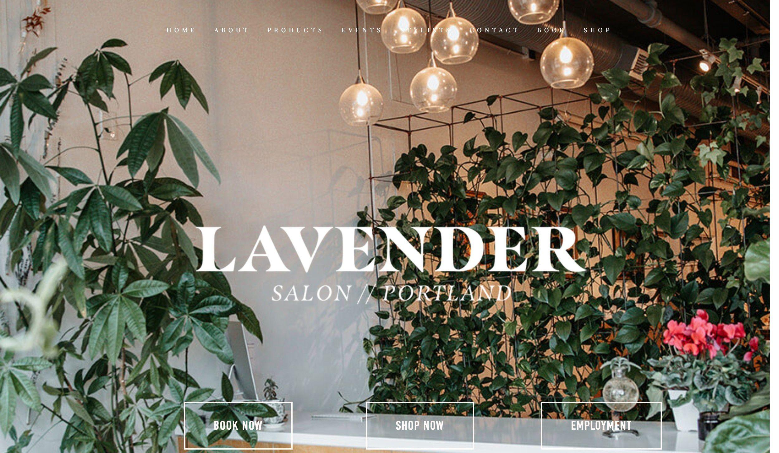 beauty salon websites