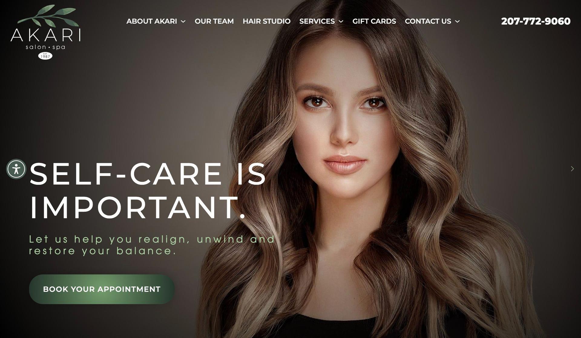 Akari Beauty-beauty salon websites