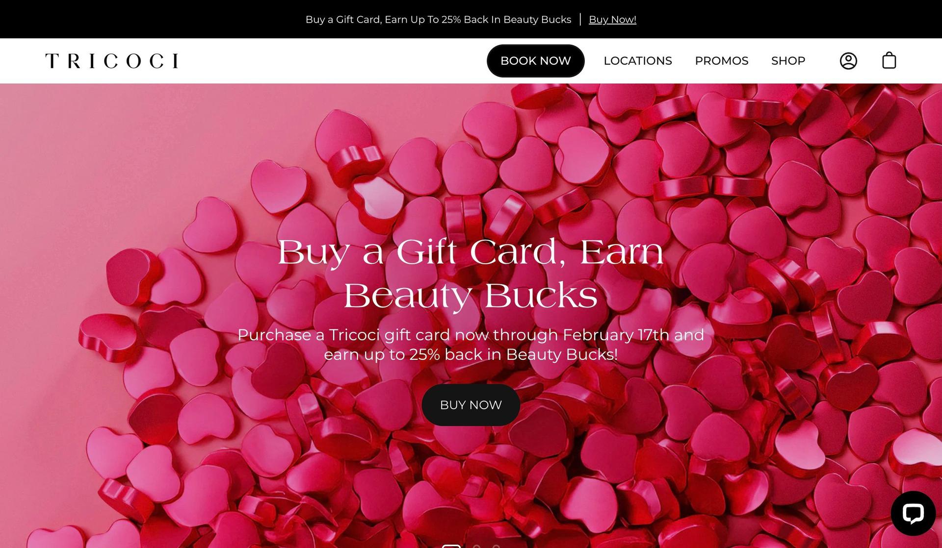 Tricoci-beauty salon websites