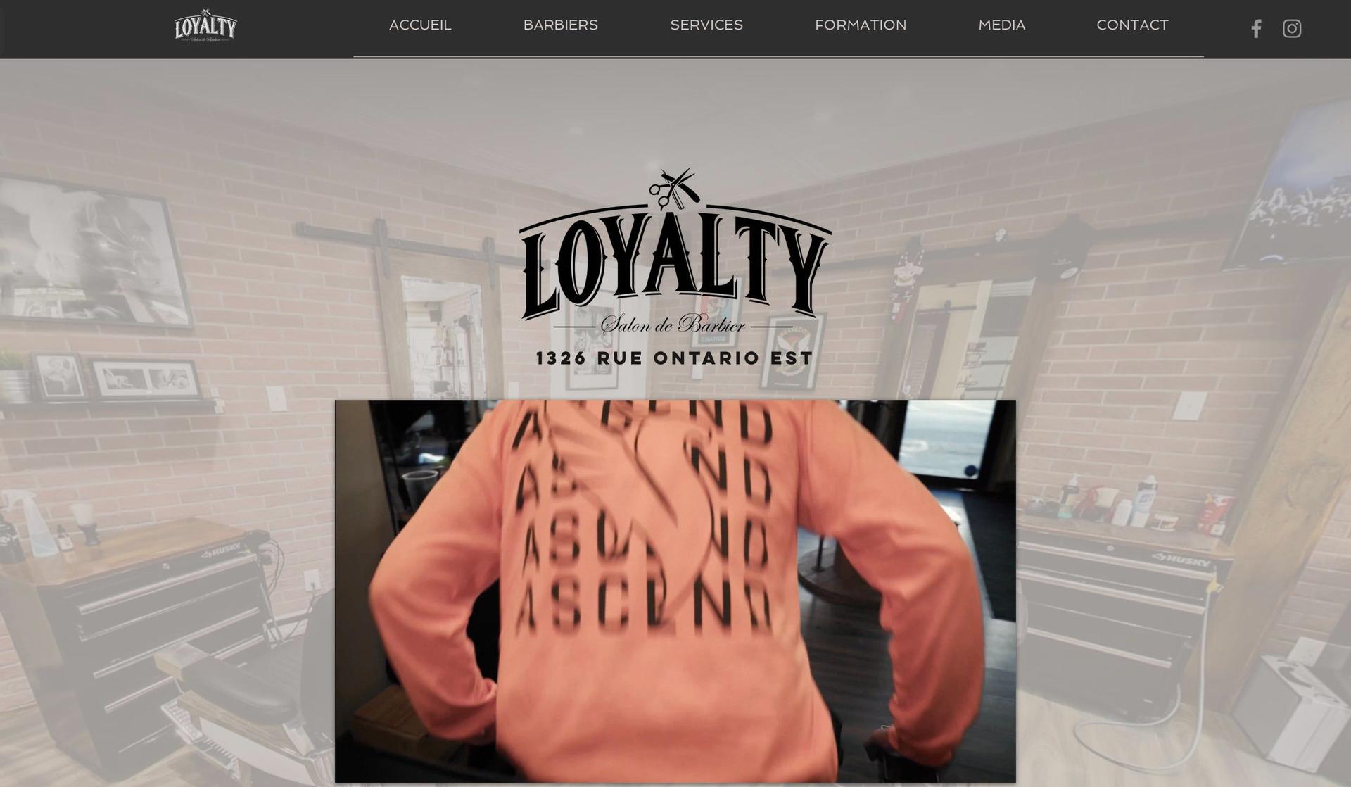 Loyalty Barbershop-beauty salon websites