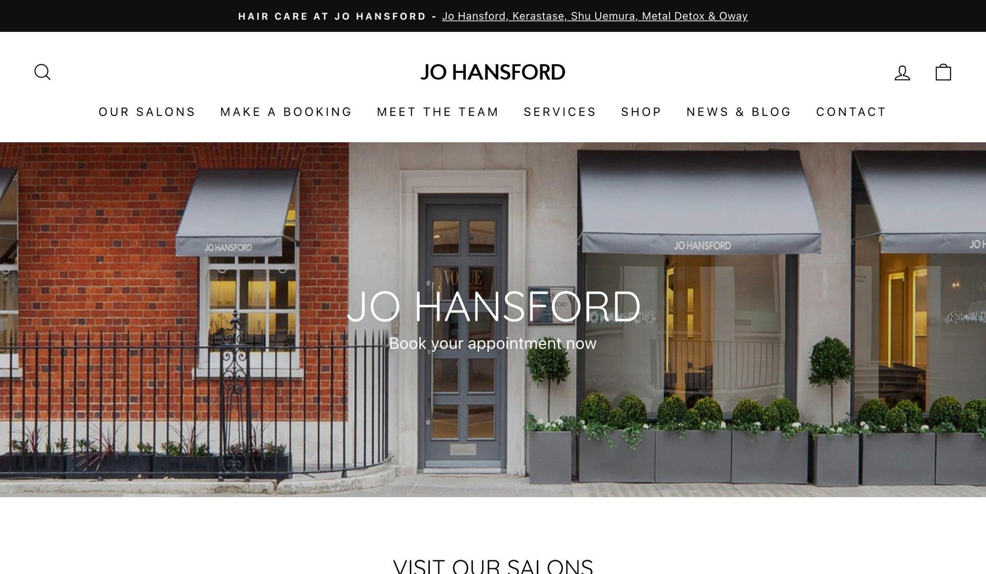 Johan's Ford-beauty salon websites