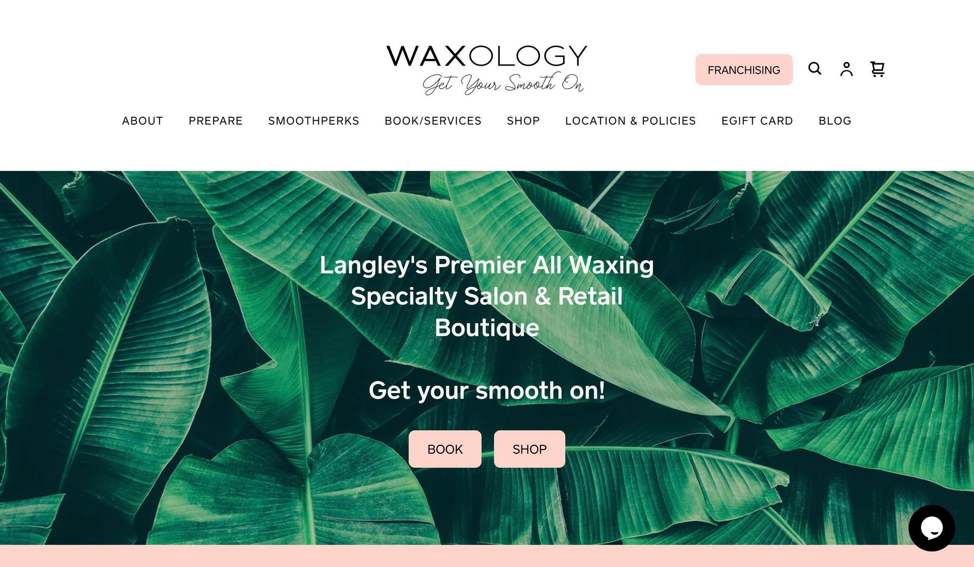 Waxology-beauty salon websites