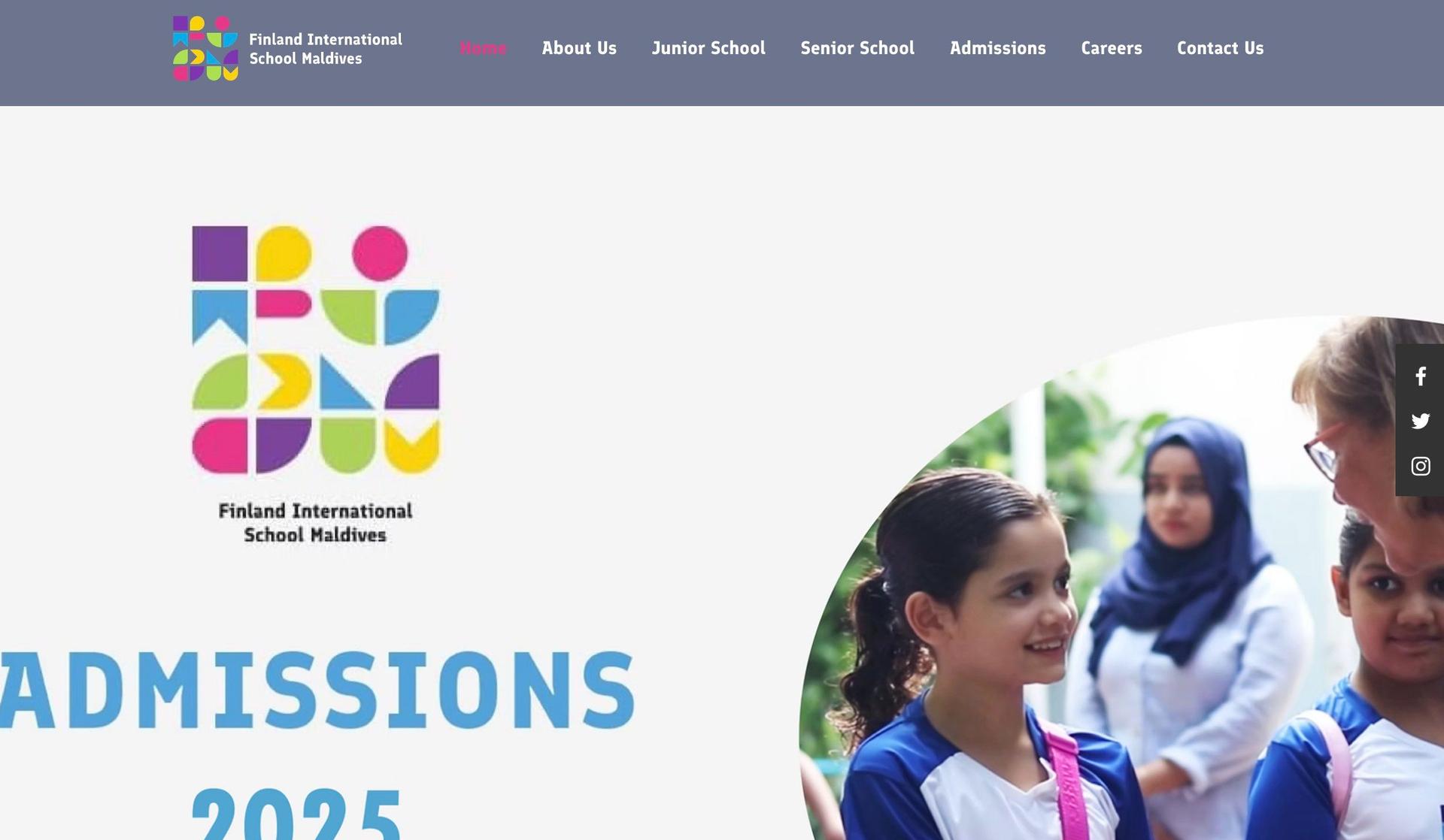 Finland School-school website designs