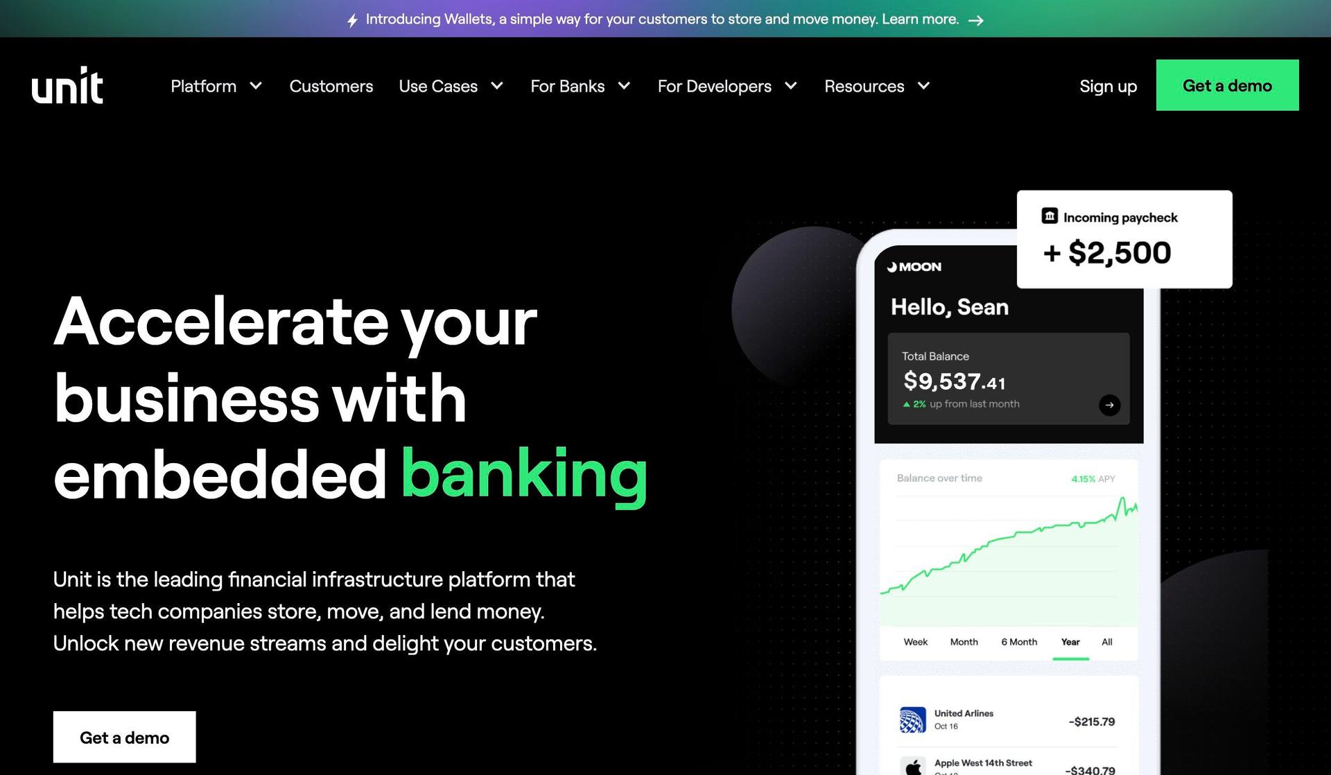 Unit-bank website design