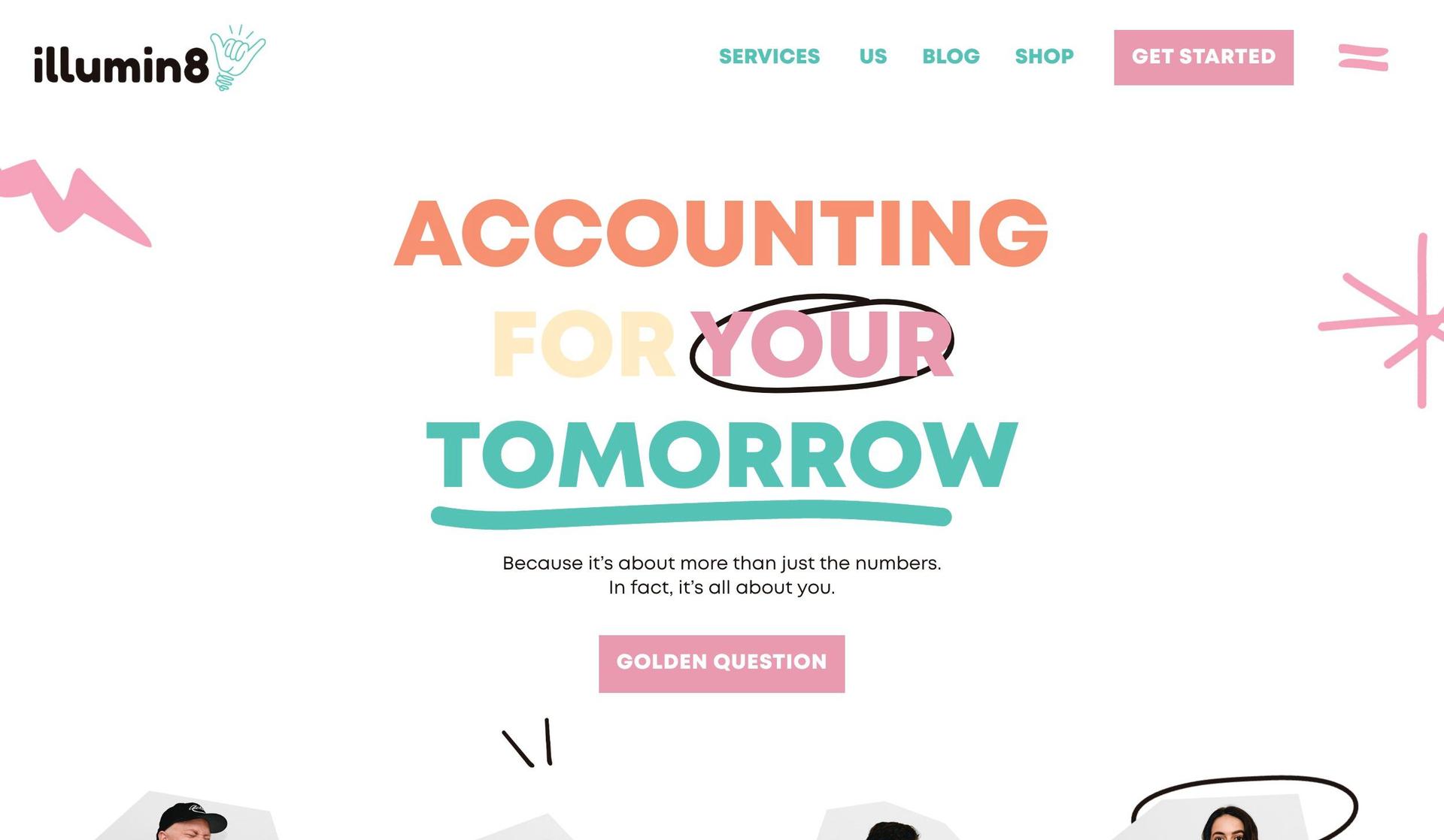 Illumin8-professional services website design