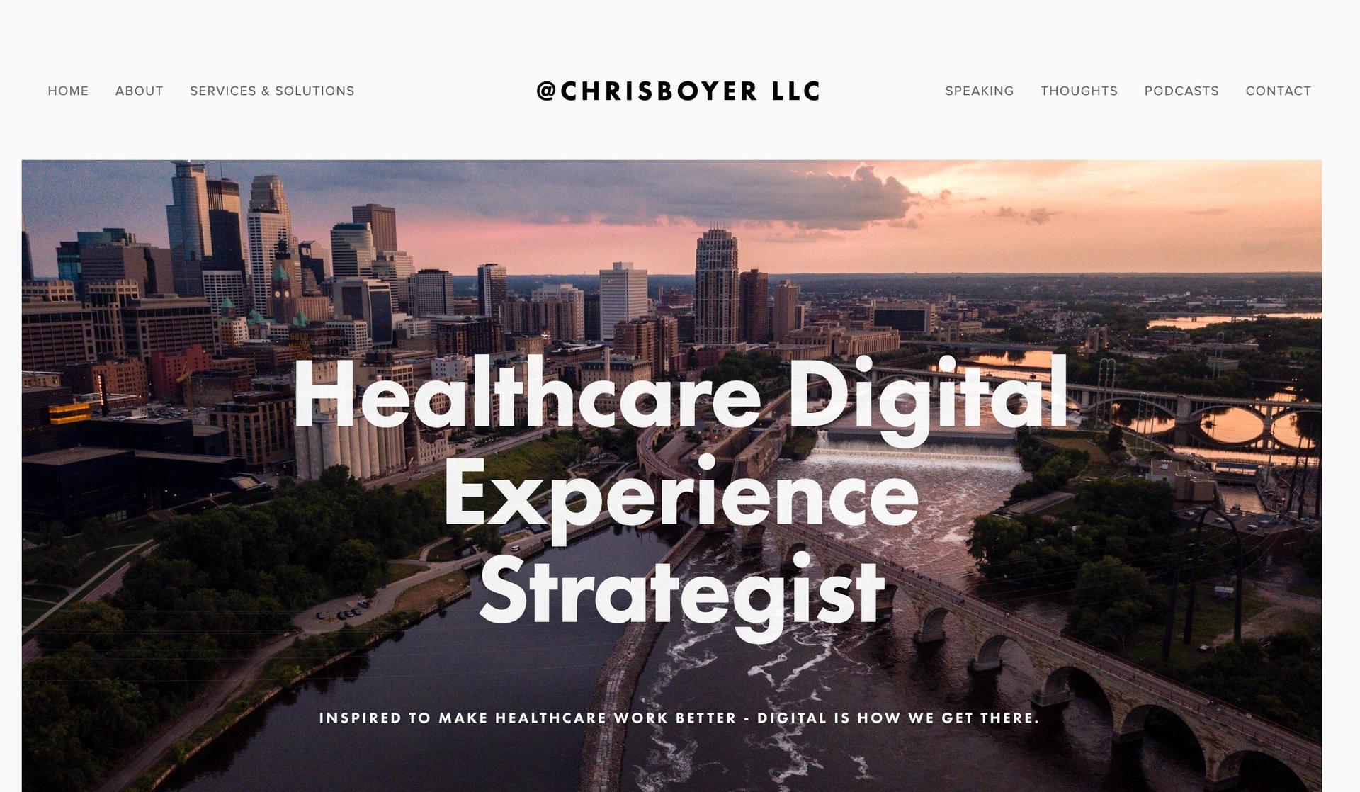 Christopher Boyer-professional services website design