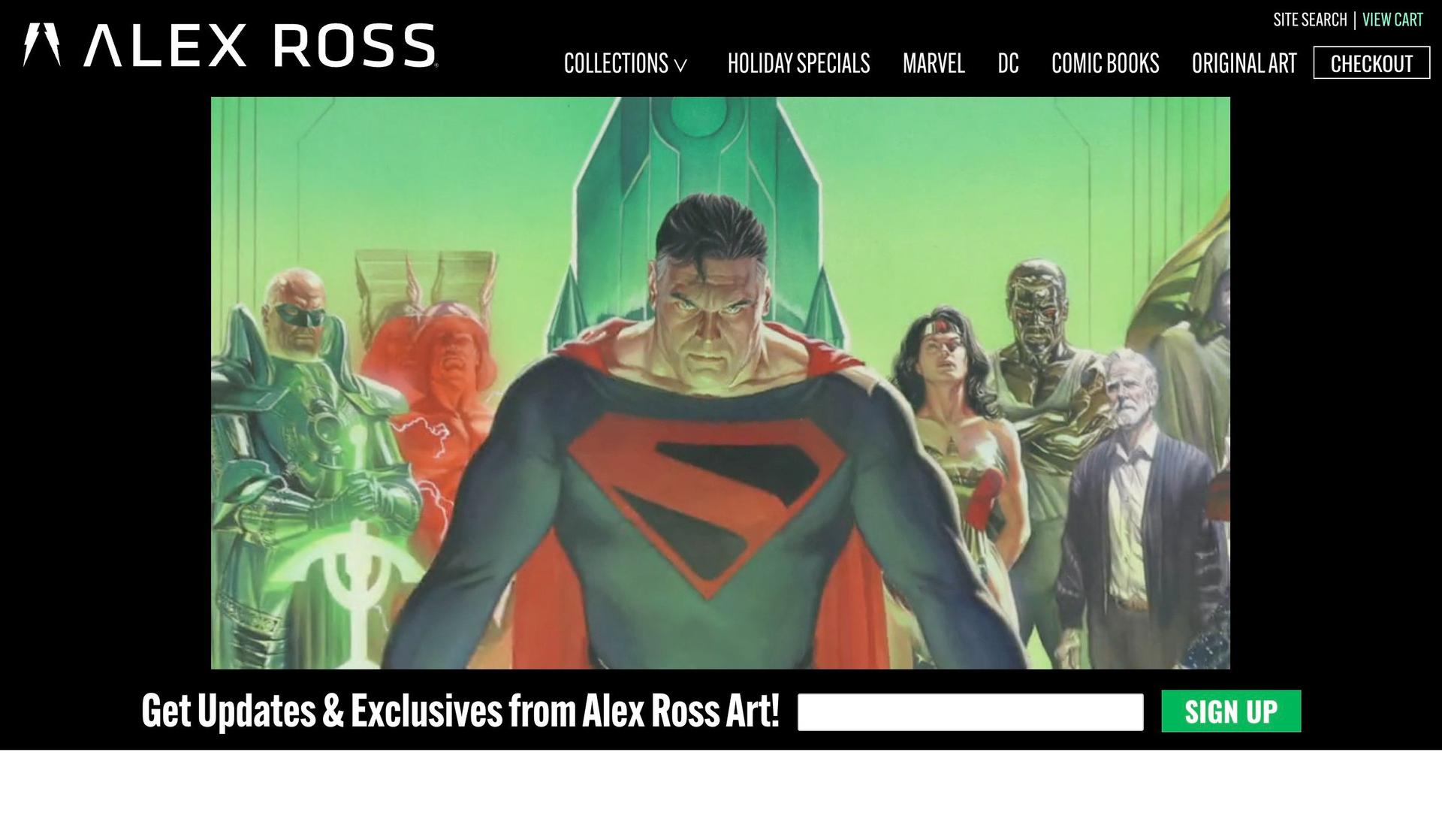 Alex Ross Art-shopify art stores