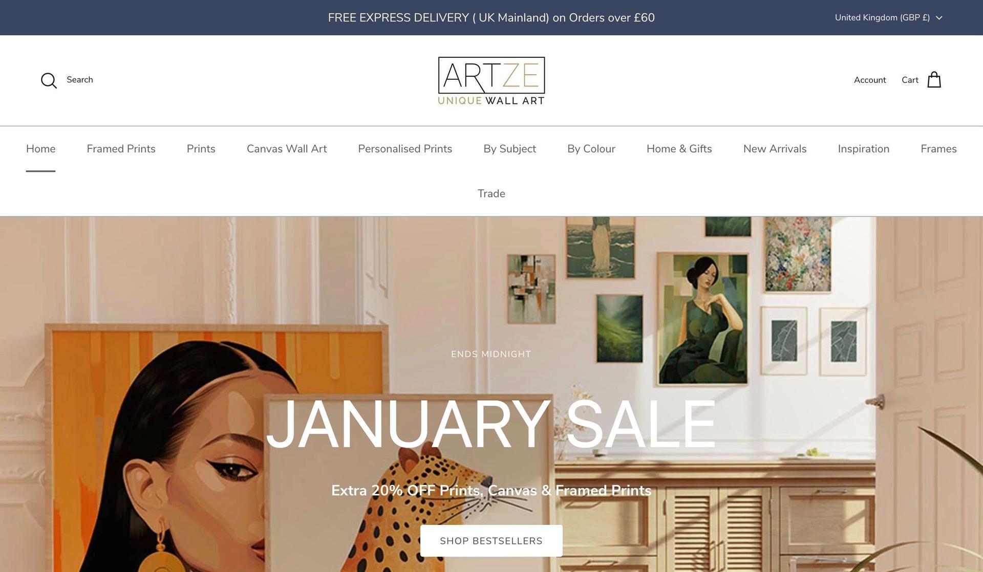 Artze Wall Art-shopify art stores