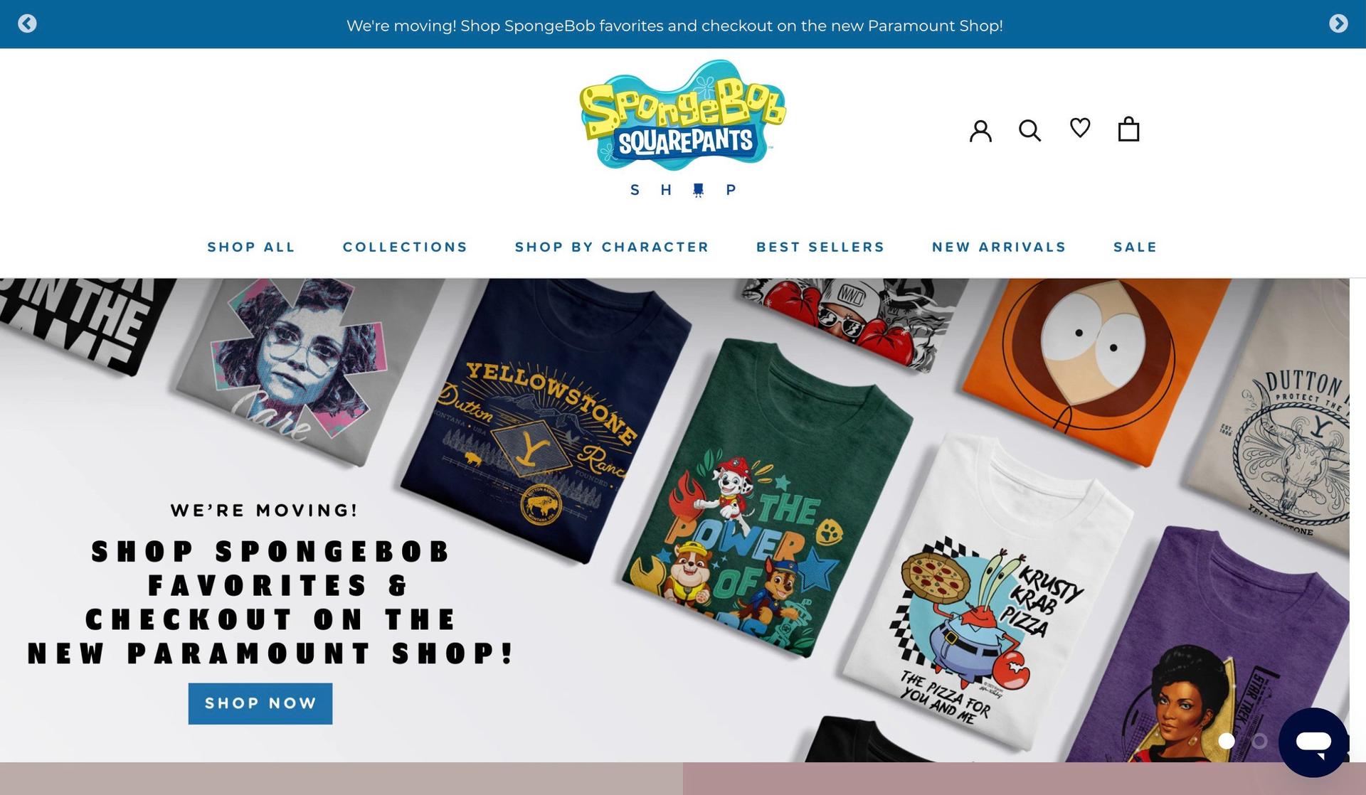 SpongeBob Shop-shopify art stores