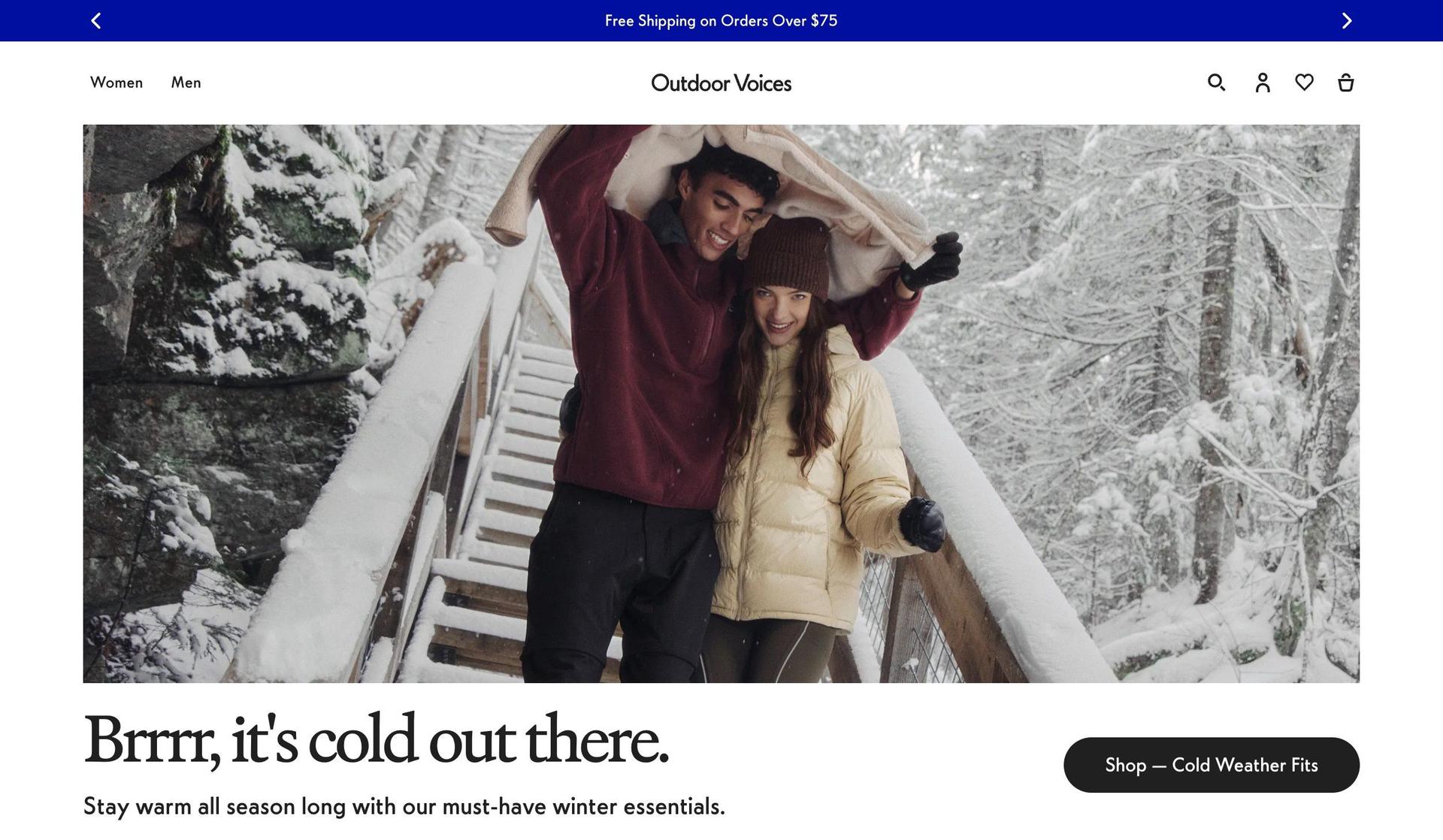 Outdoor Voices-shopify clothing stores