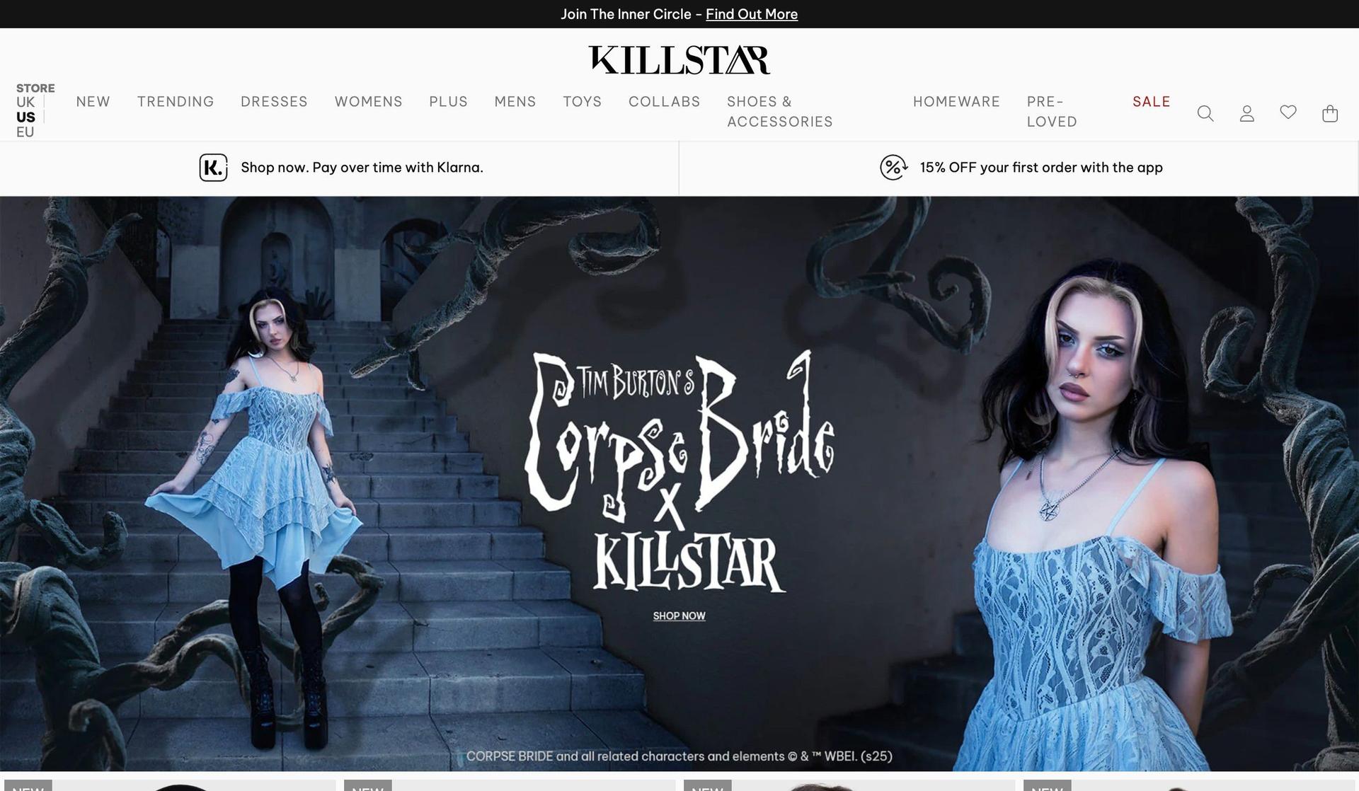 Killstar-shopify clothing stores